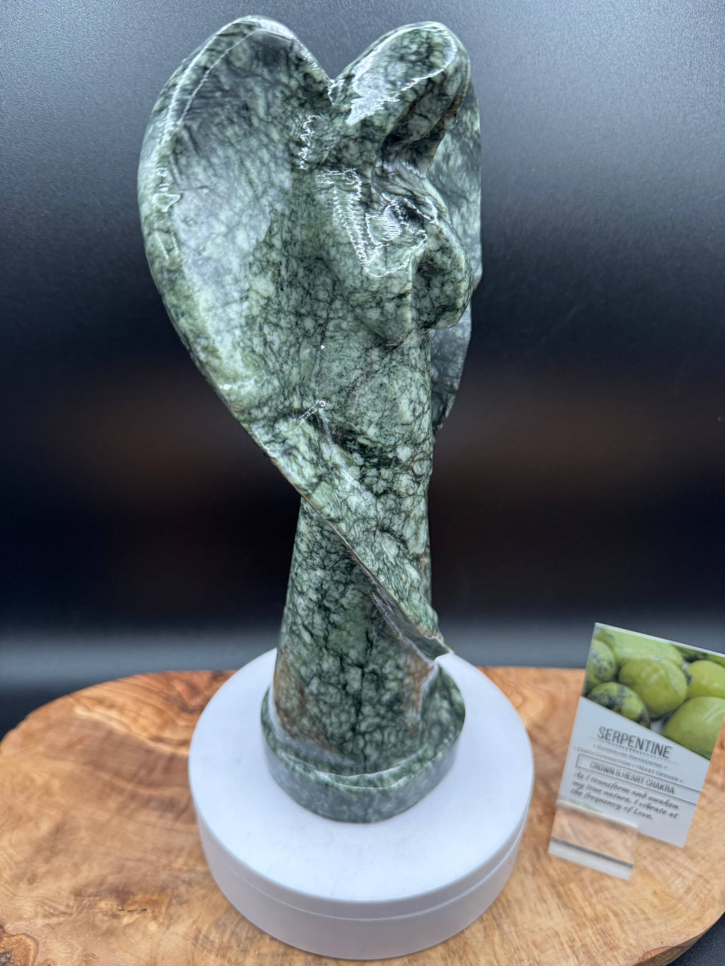 Serpentine angel with info card 10" XL