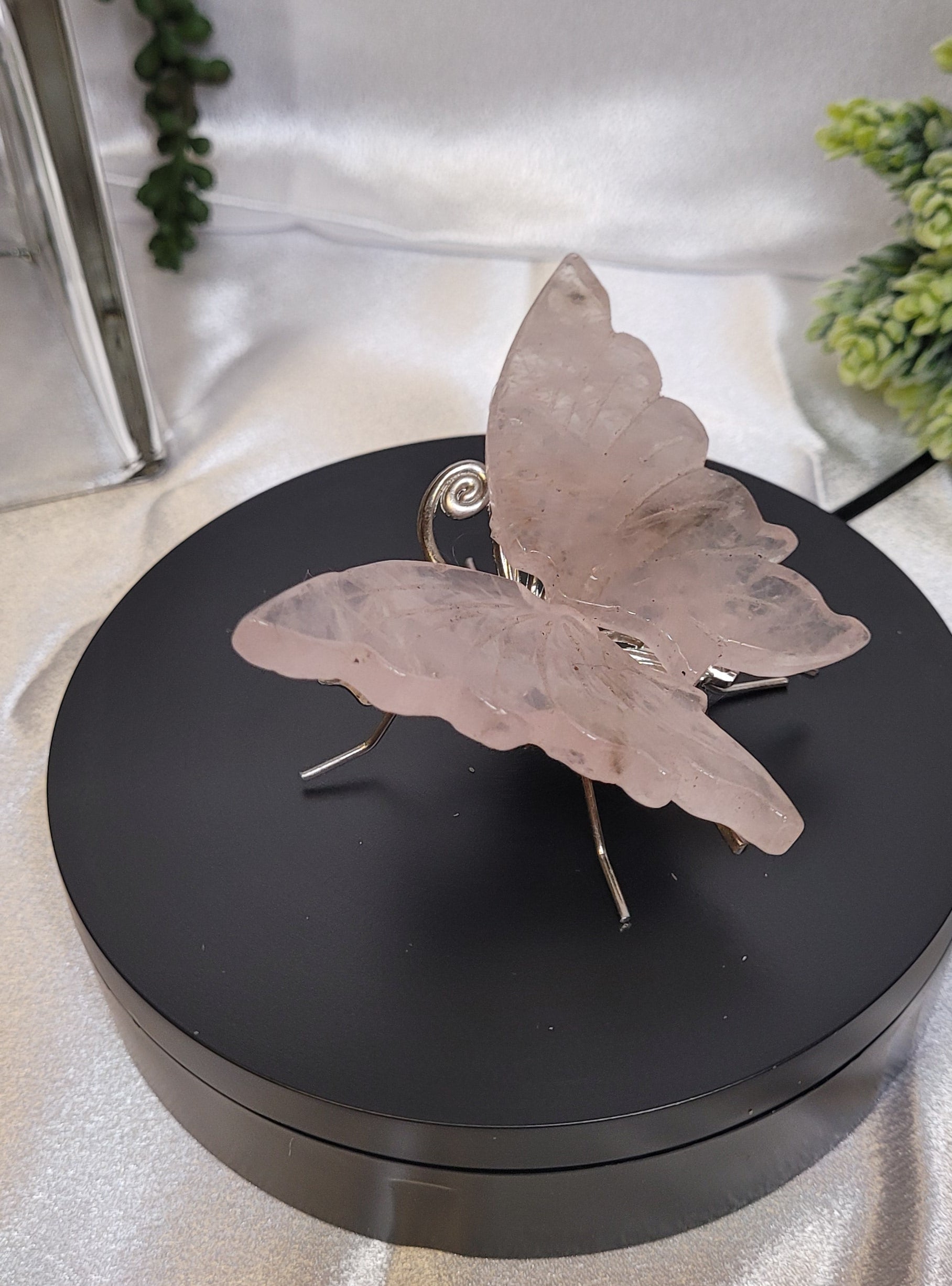 Rose Quartz Butterfly