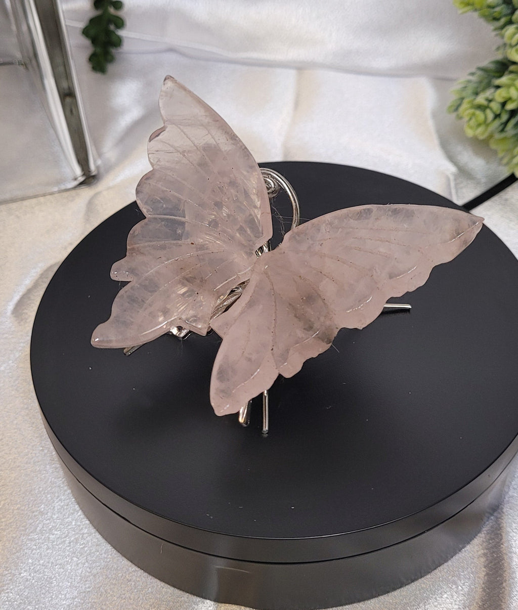 Rose Quartz Butterfly