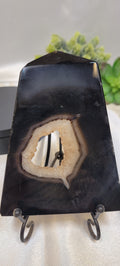 Black Druzy Agate Freeform