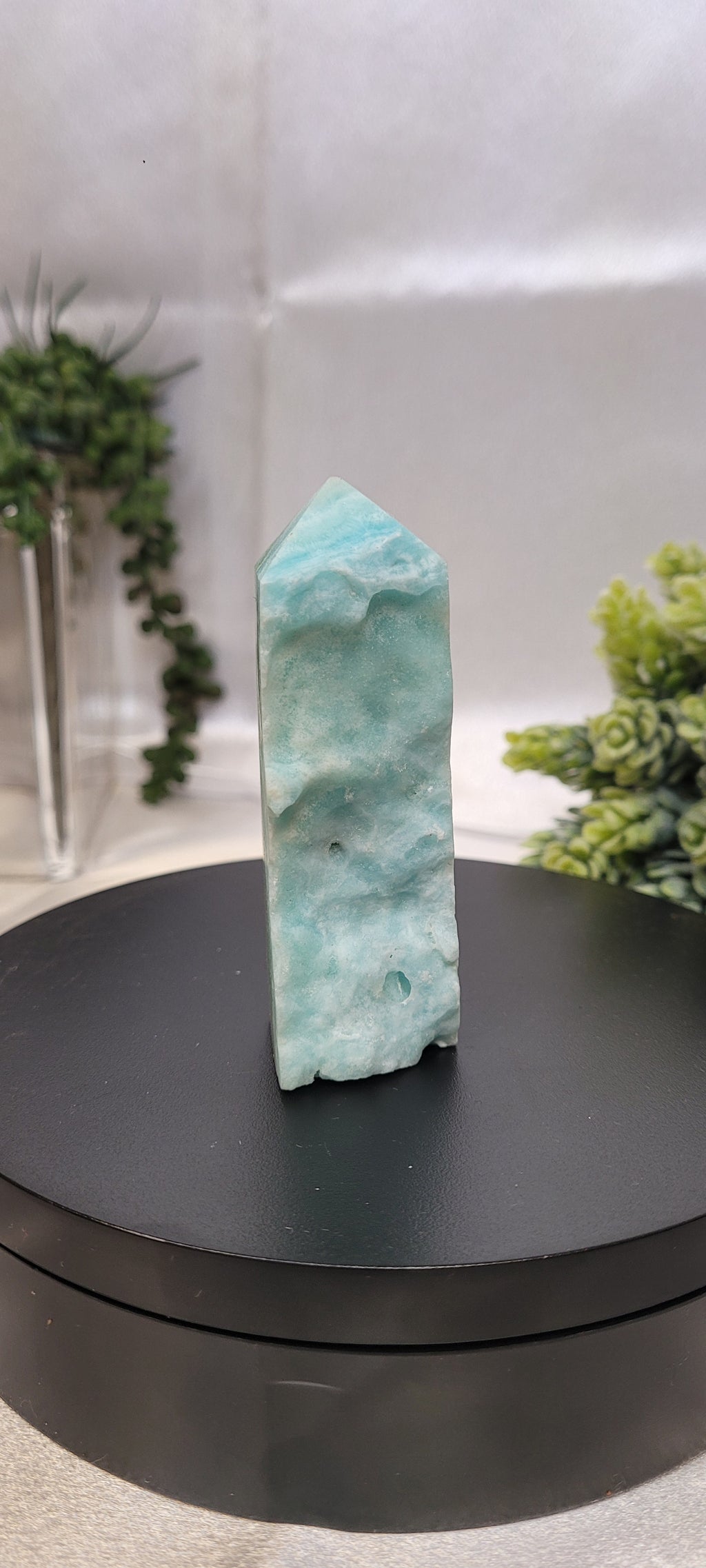 Hemimorphite Tower ~Seafoam Veil