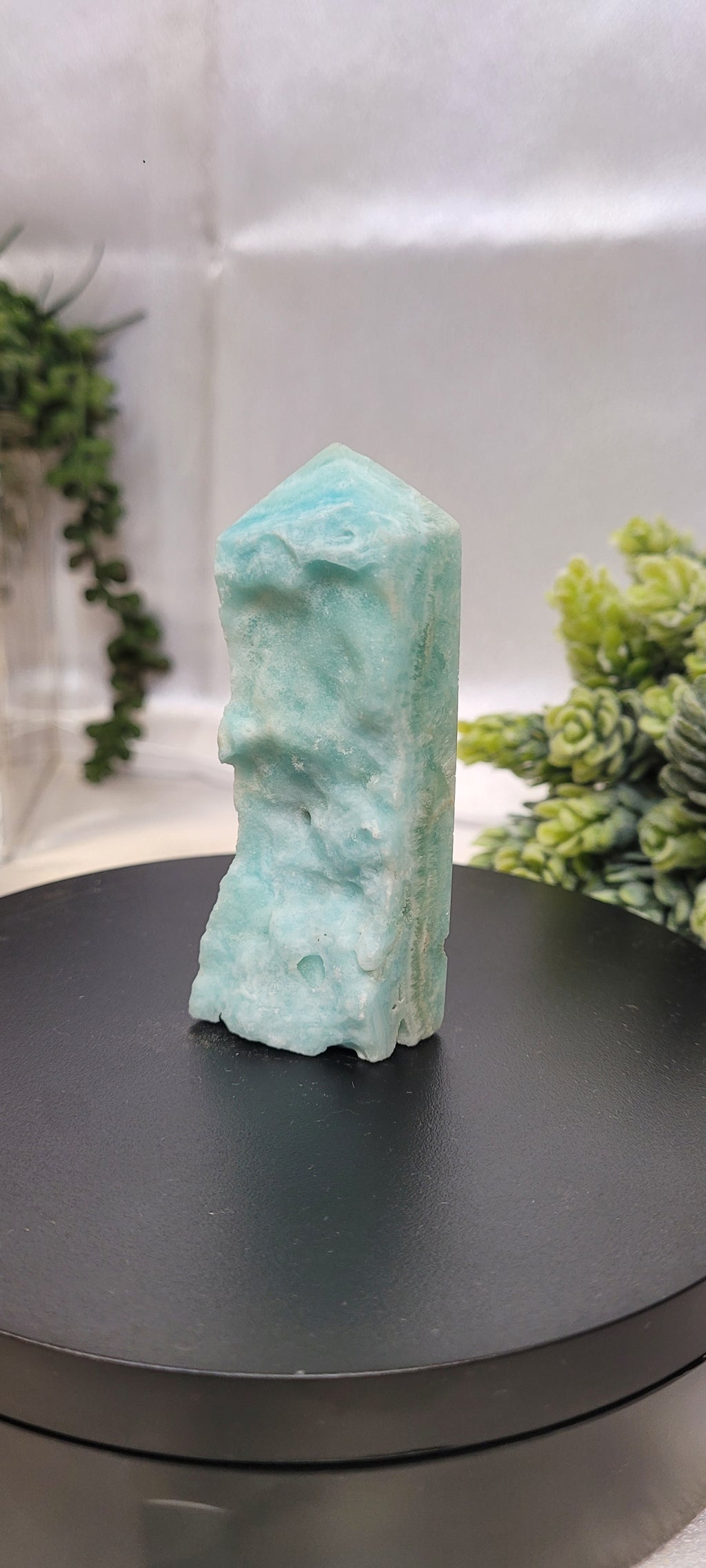 Hemimorphite Tower ~Seafoam Veil