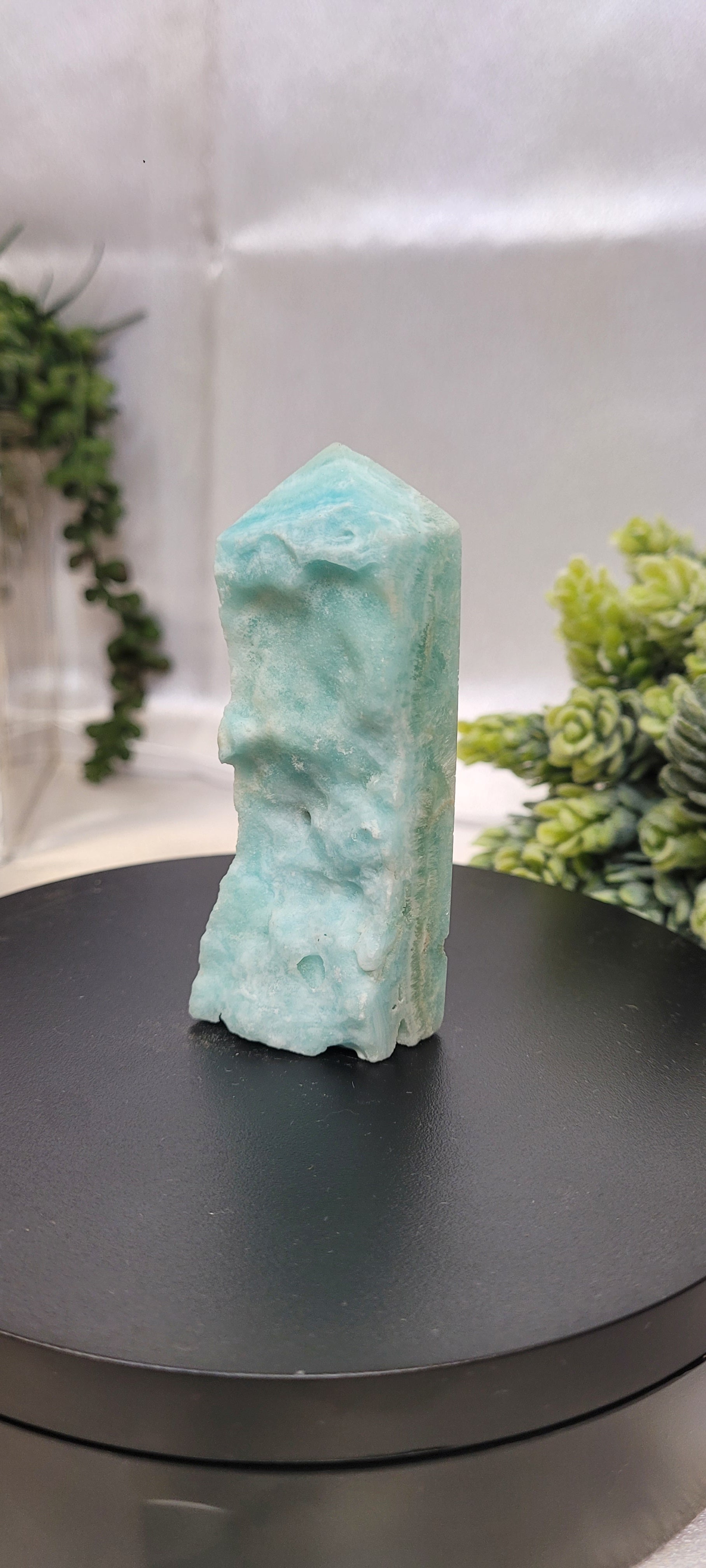 Hemimorphite Tower ~Seafoam Veil