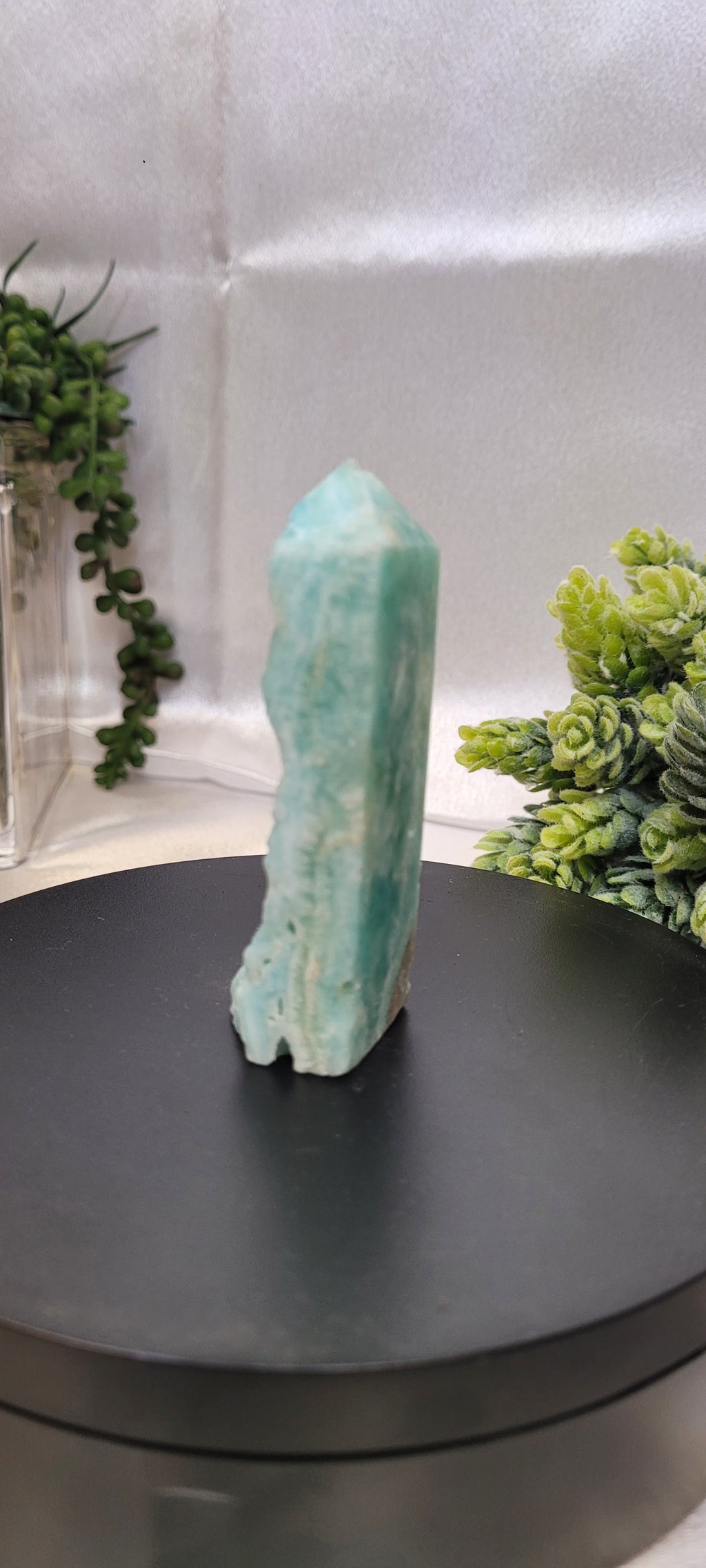 Hemimorphite Tower ~Seafoam Veil