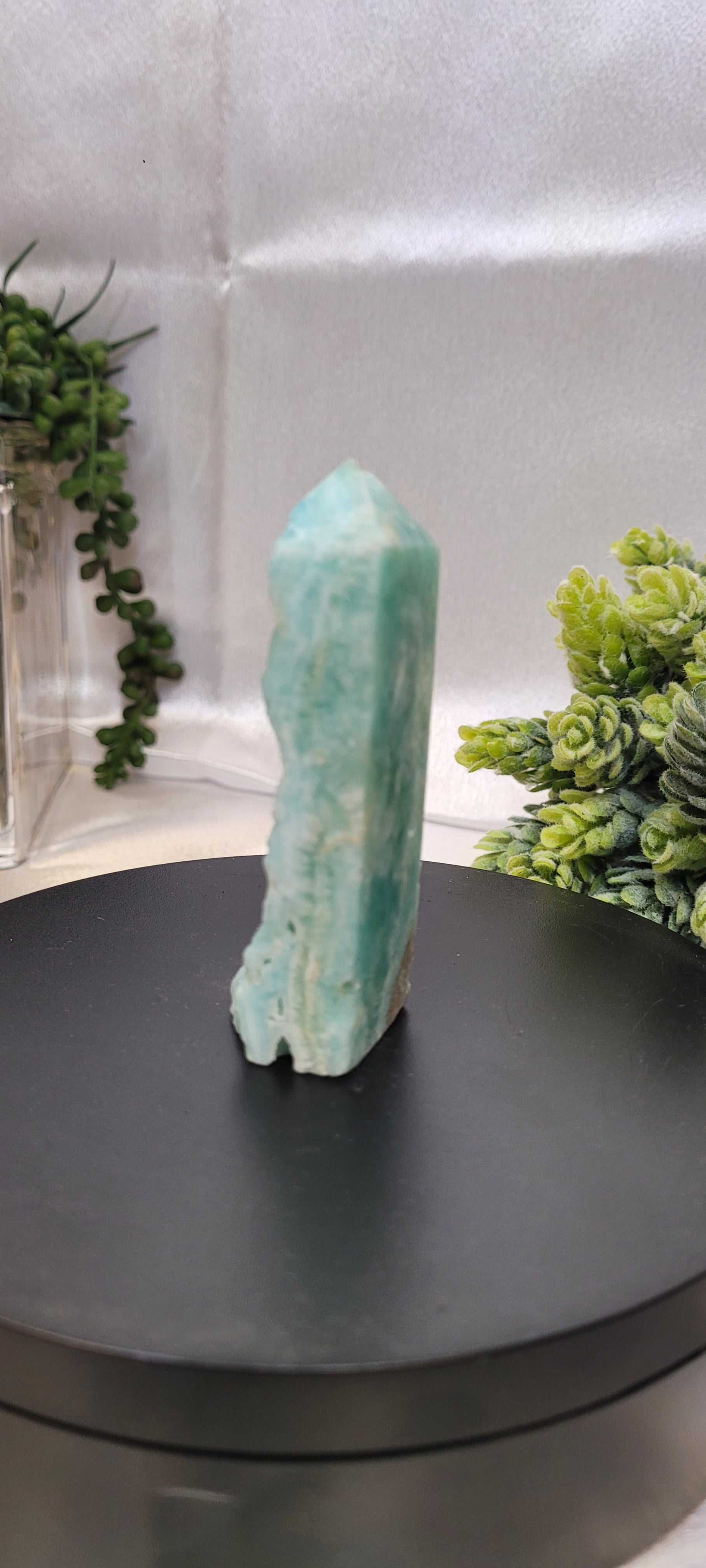 Hemimorphite Tower ~Seafoam Veil