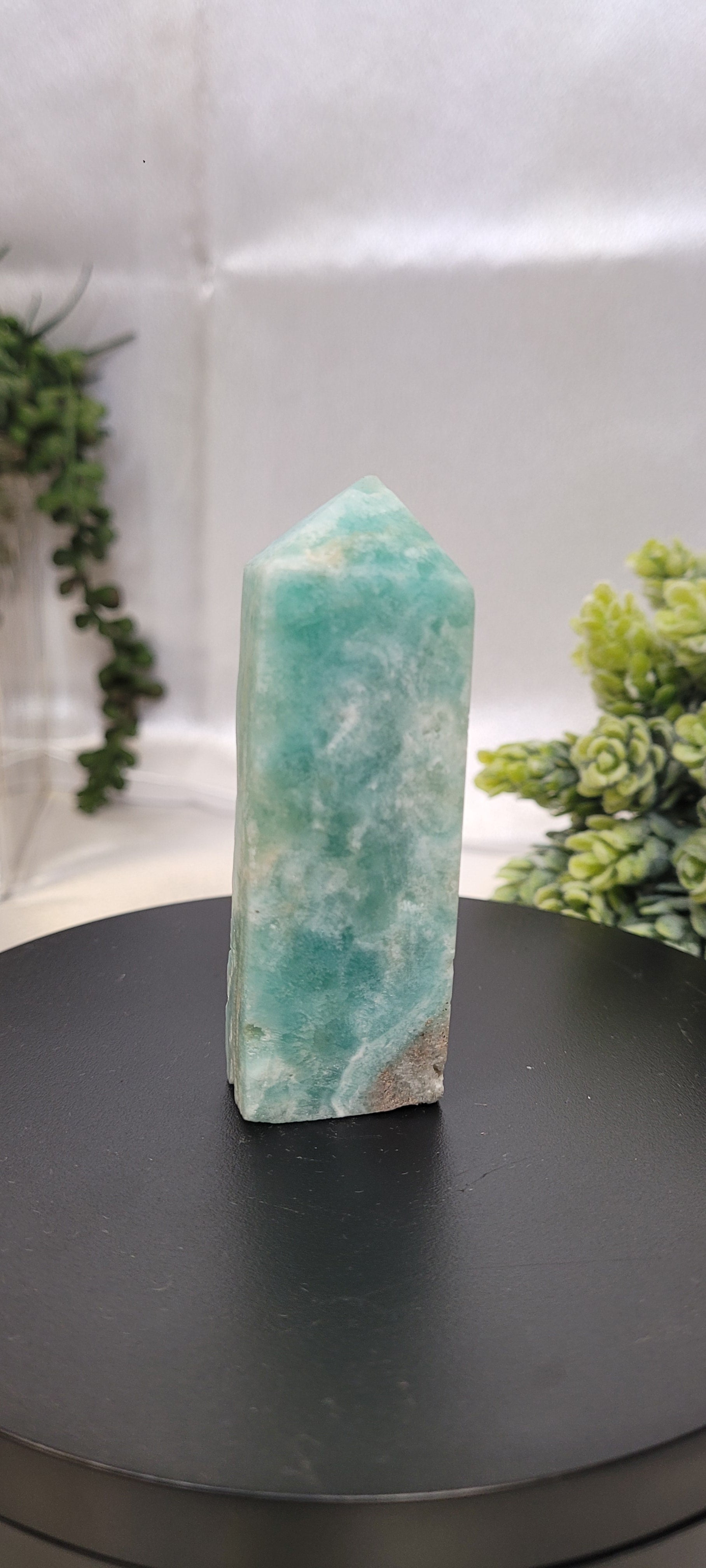 Hemimorphite Tower ~Seafoam Veil
