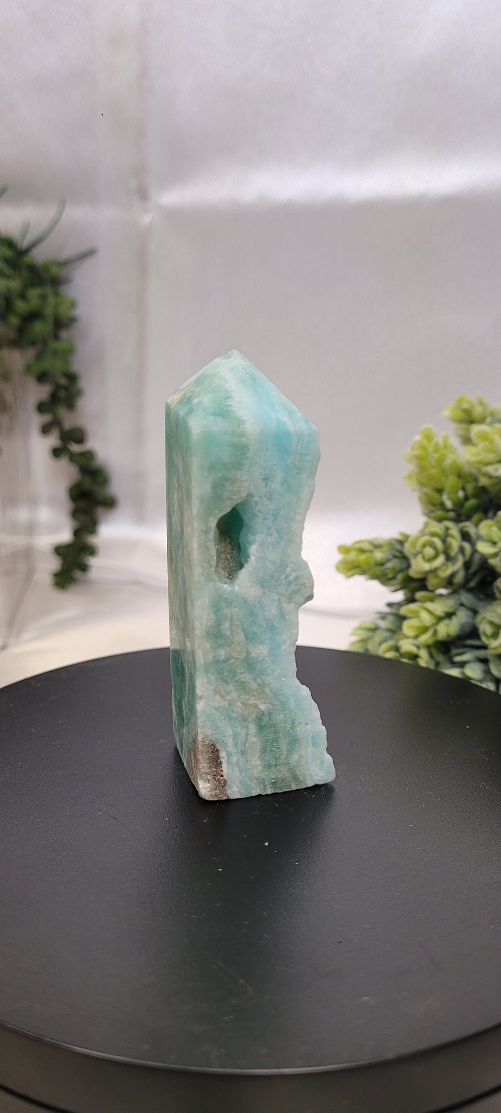 Hemimorphite Tower ~Seafoam Veil