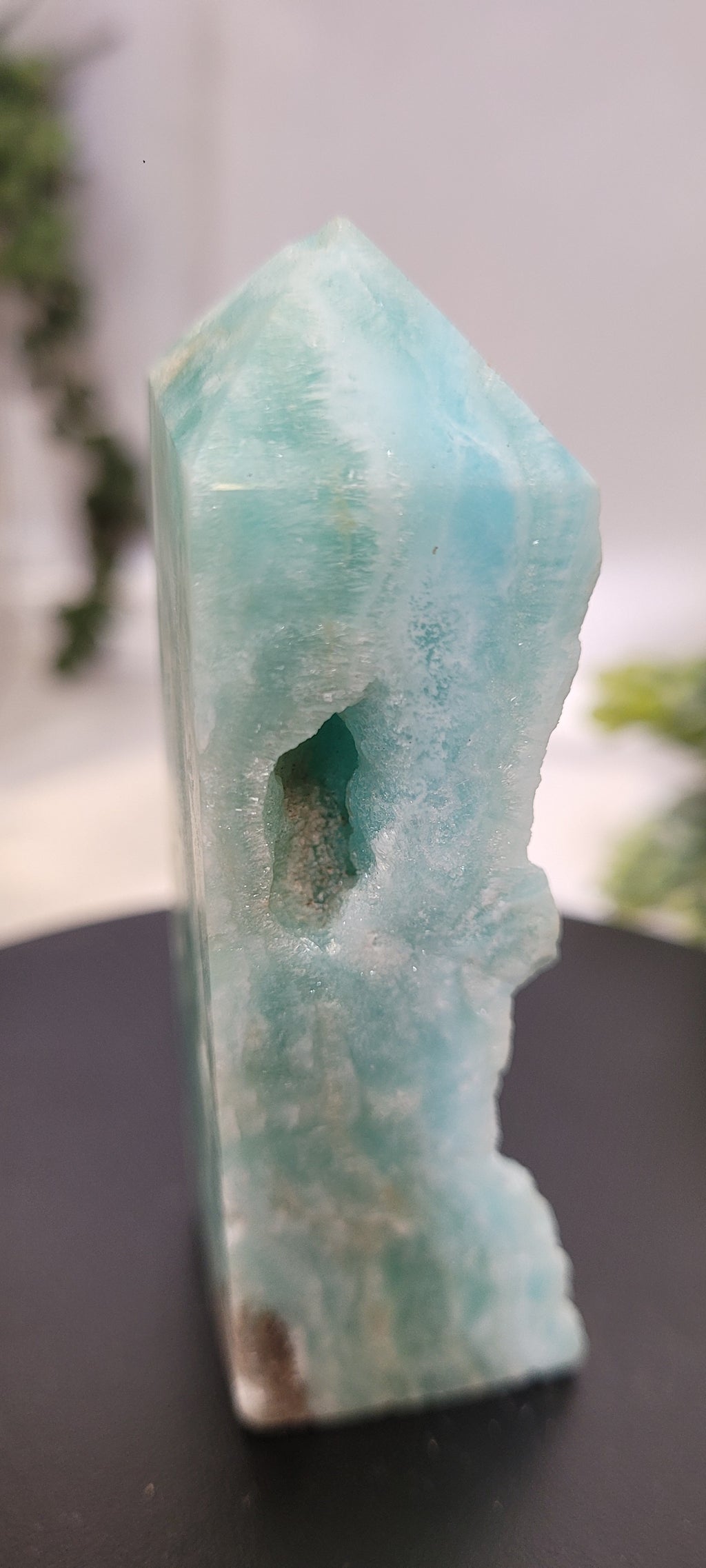 Hemimorphite Tower ~Seafoam Veil