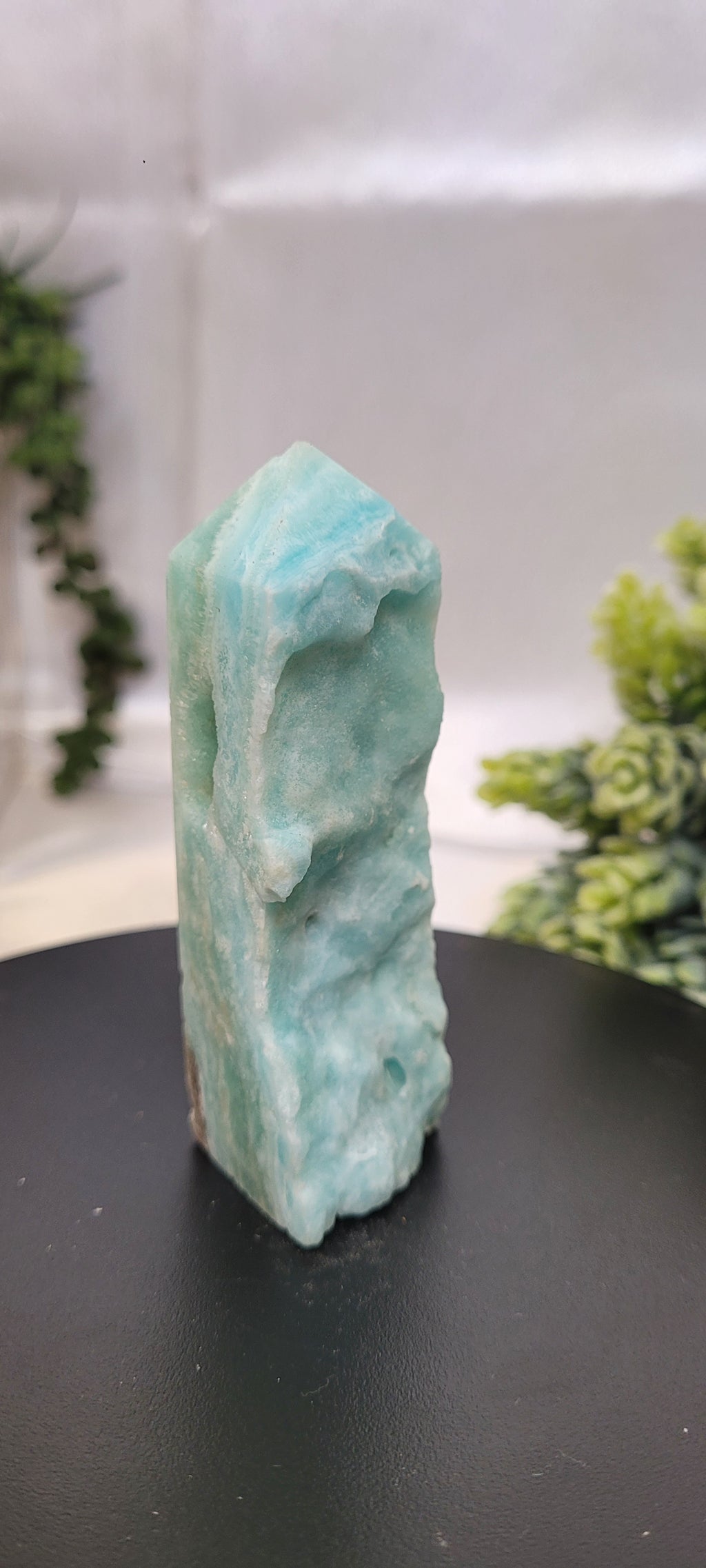 Hemimorphite Tower ~Seafoam Veil