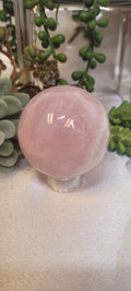 Rose Quartz Sphere • 57.3mm