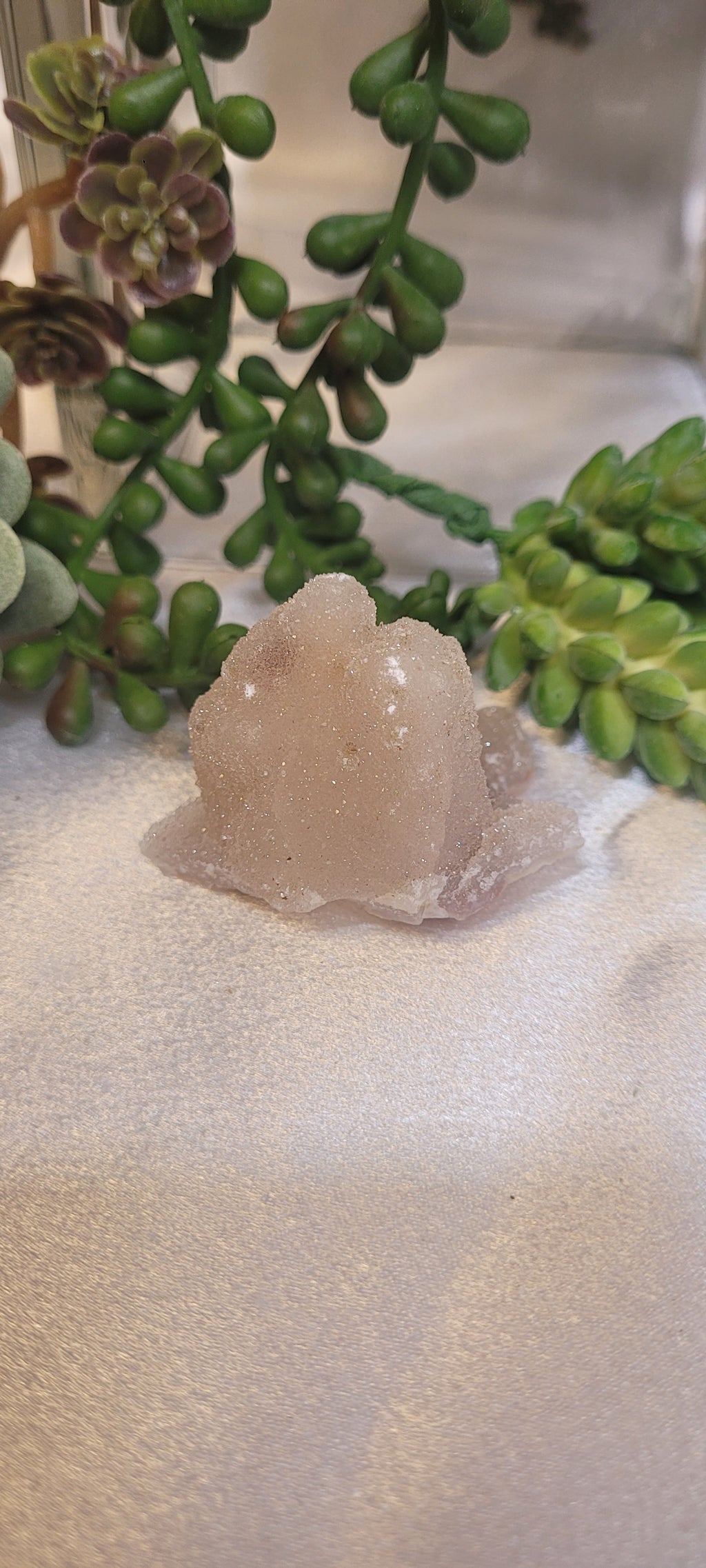 Blush Druzy Chalcedony Mini Specimen