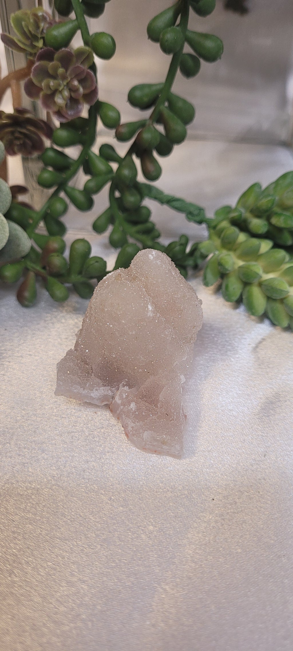 Blush Druzy Chalcedony Mini Specimen