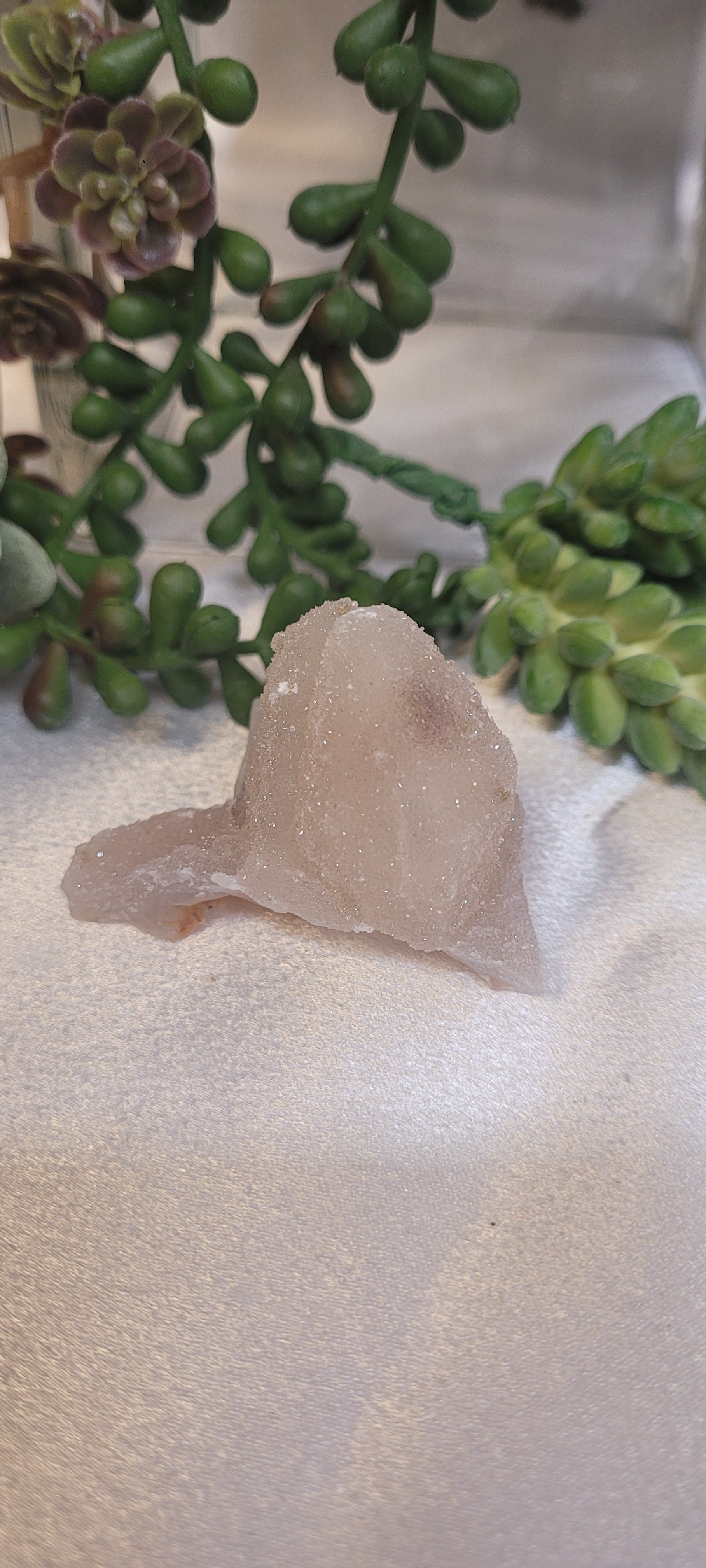 Blush Druzy Chalcedony Mini Specimen
