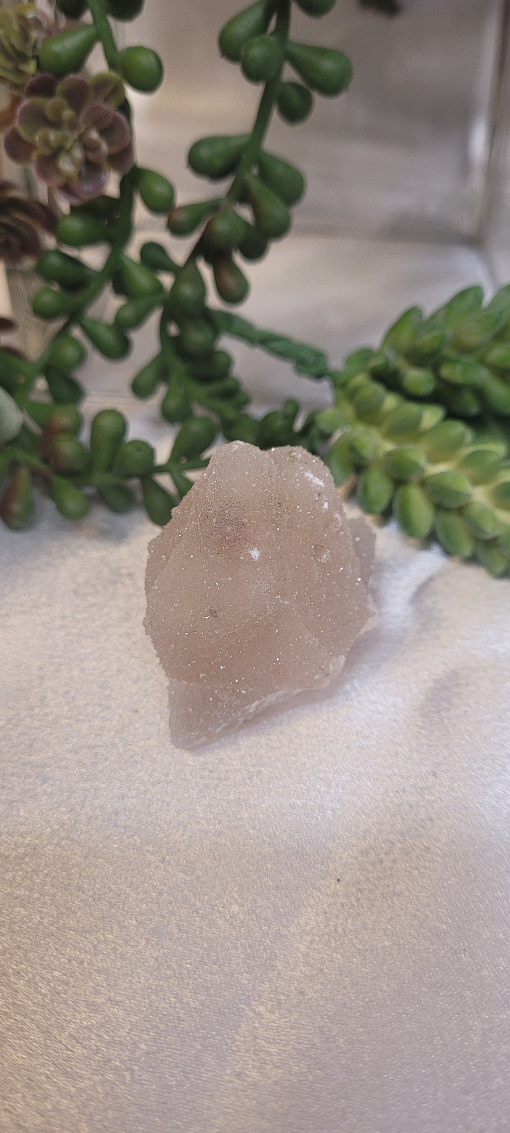 Blush Druzy Chalcedony Mini Specimen