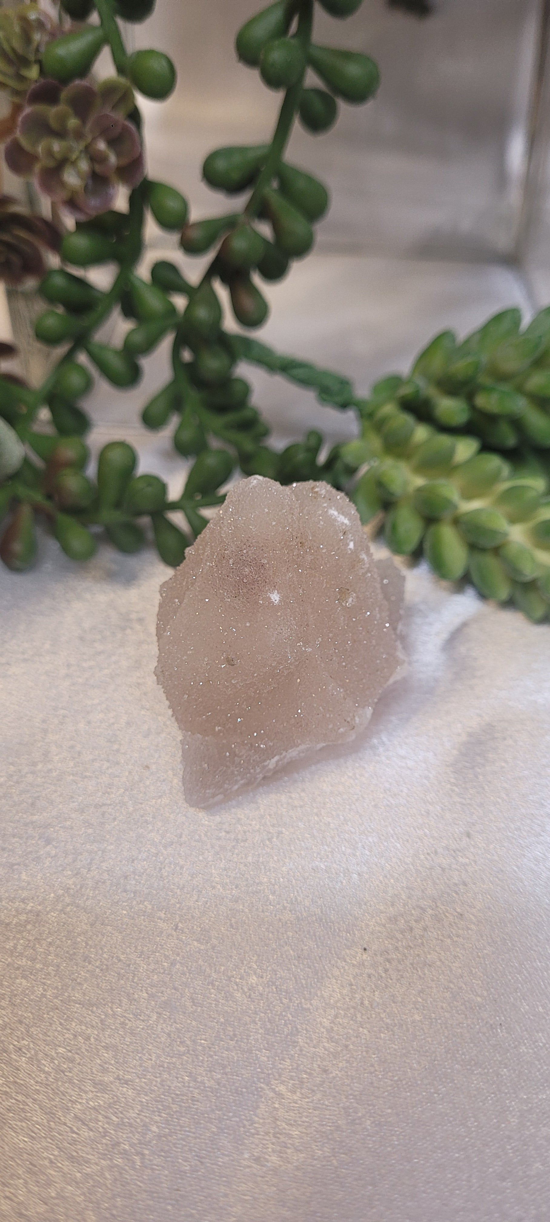 Blush Druzy Chalcedony Mini Specimen
