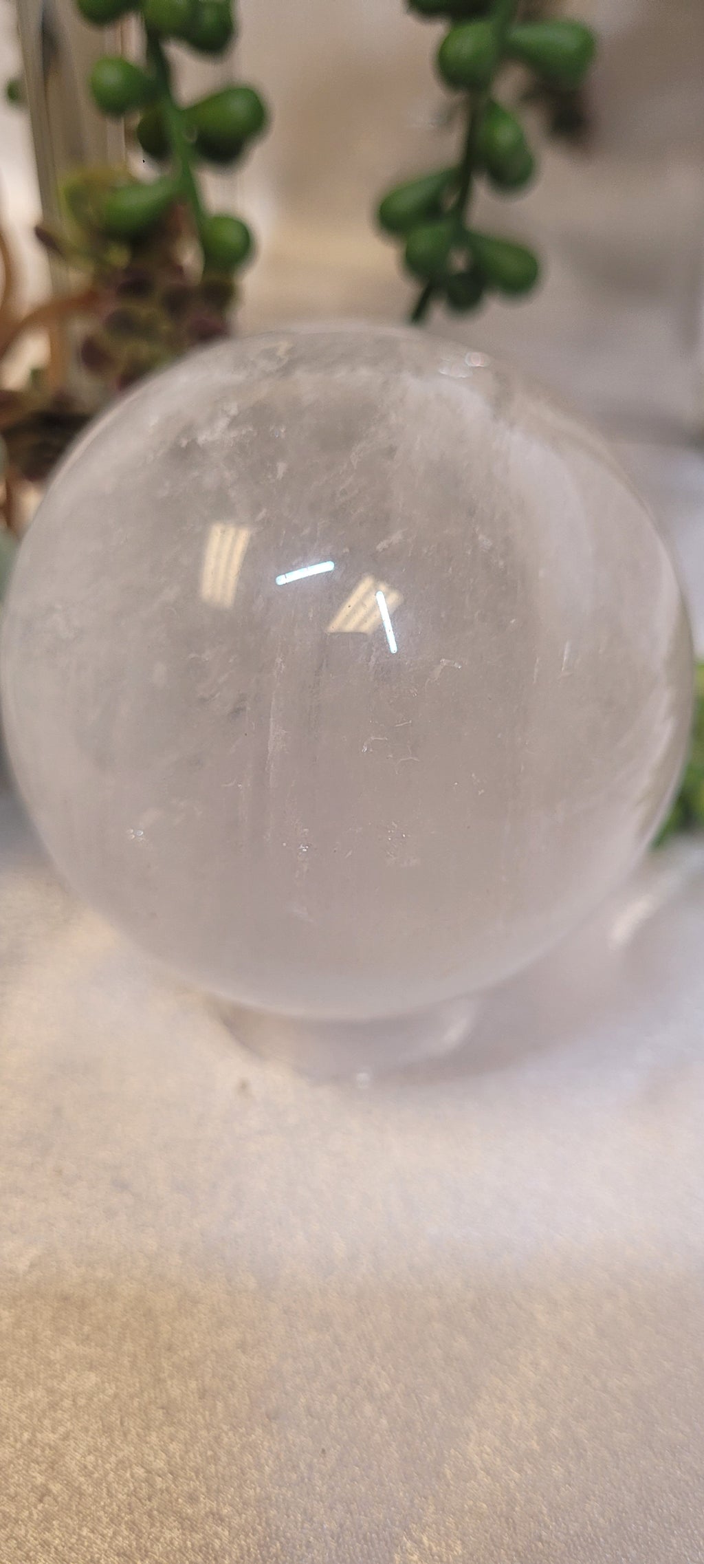 Quartz Sphere • 420g • 66.8mm Crystal Sphere