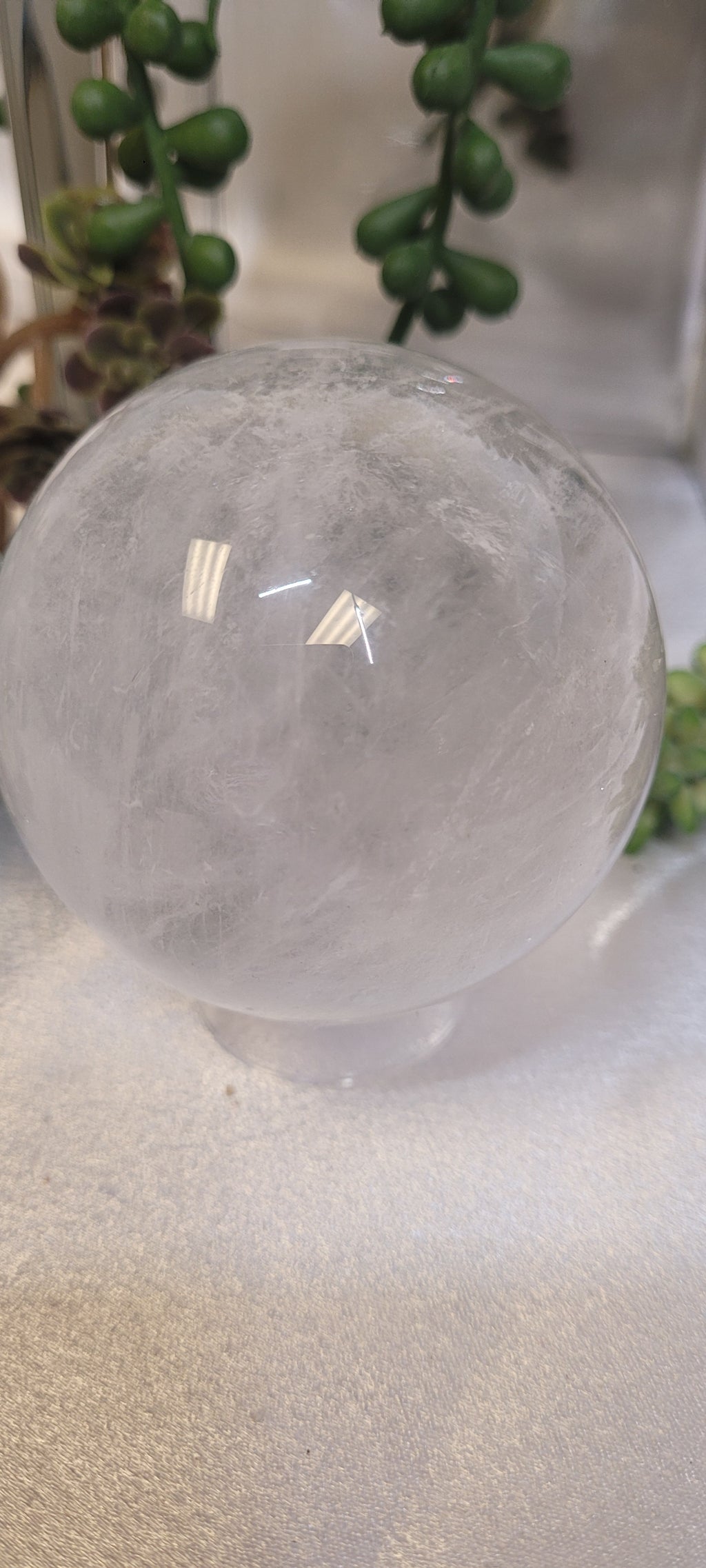 Quartz Sphere • 420g • 66.8mm Crystal Sphere