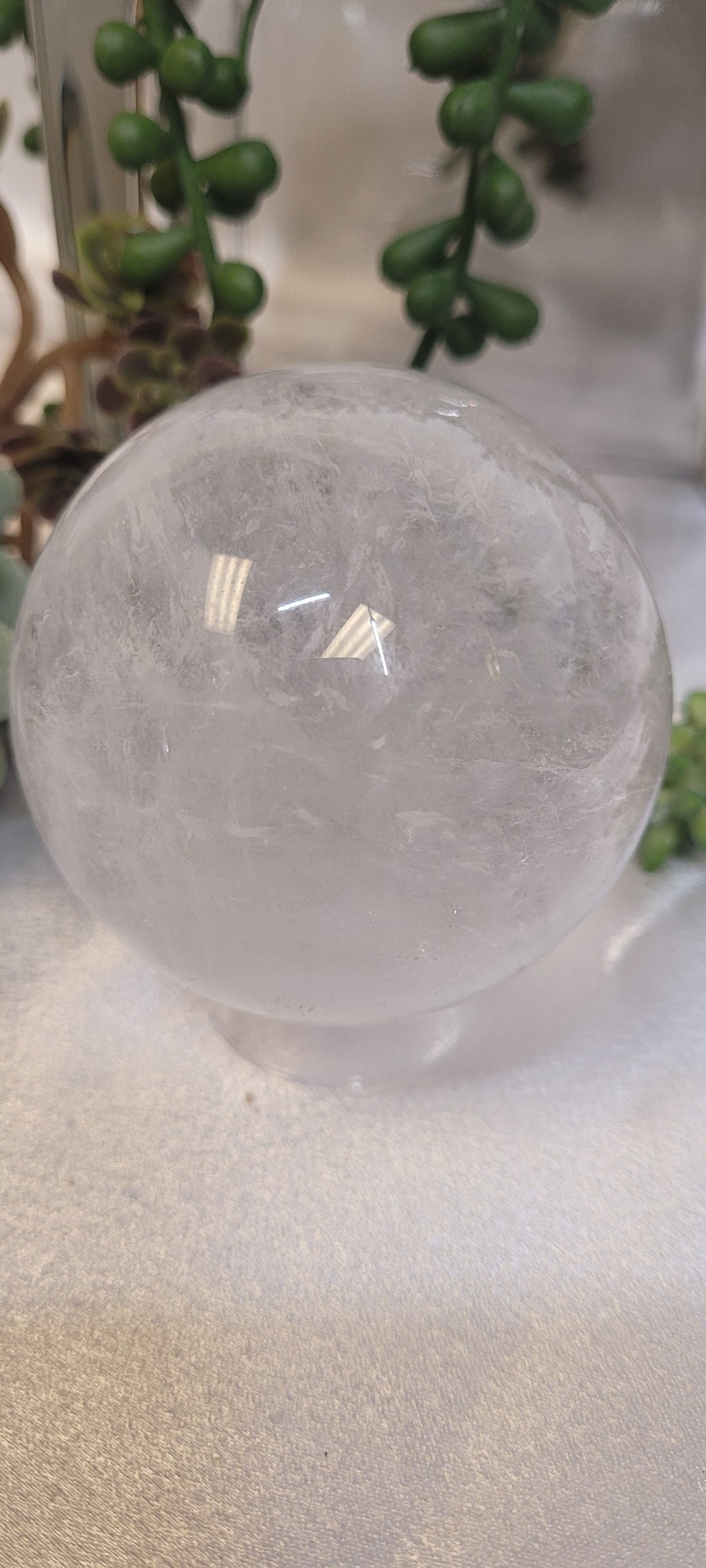 Quartz Sphere • 420g • 66.8mm Crystal Sphere