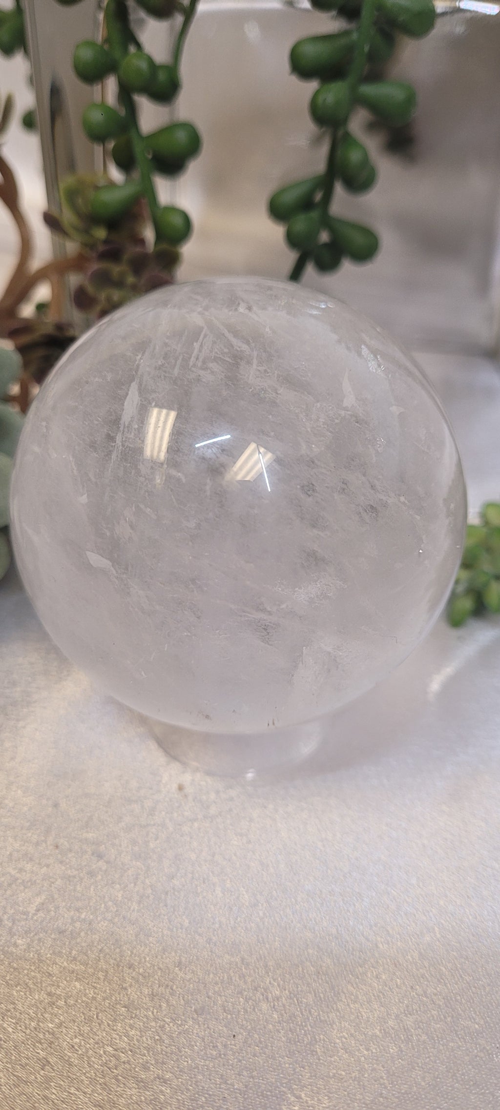 Quartz Sphere • 420g • 66.8mm Crystal Sphere