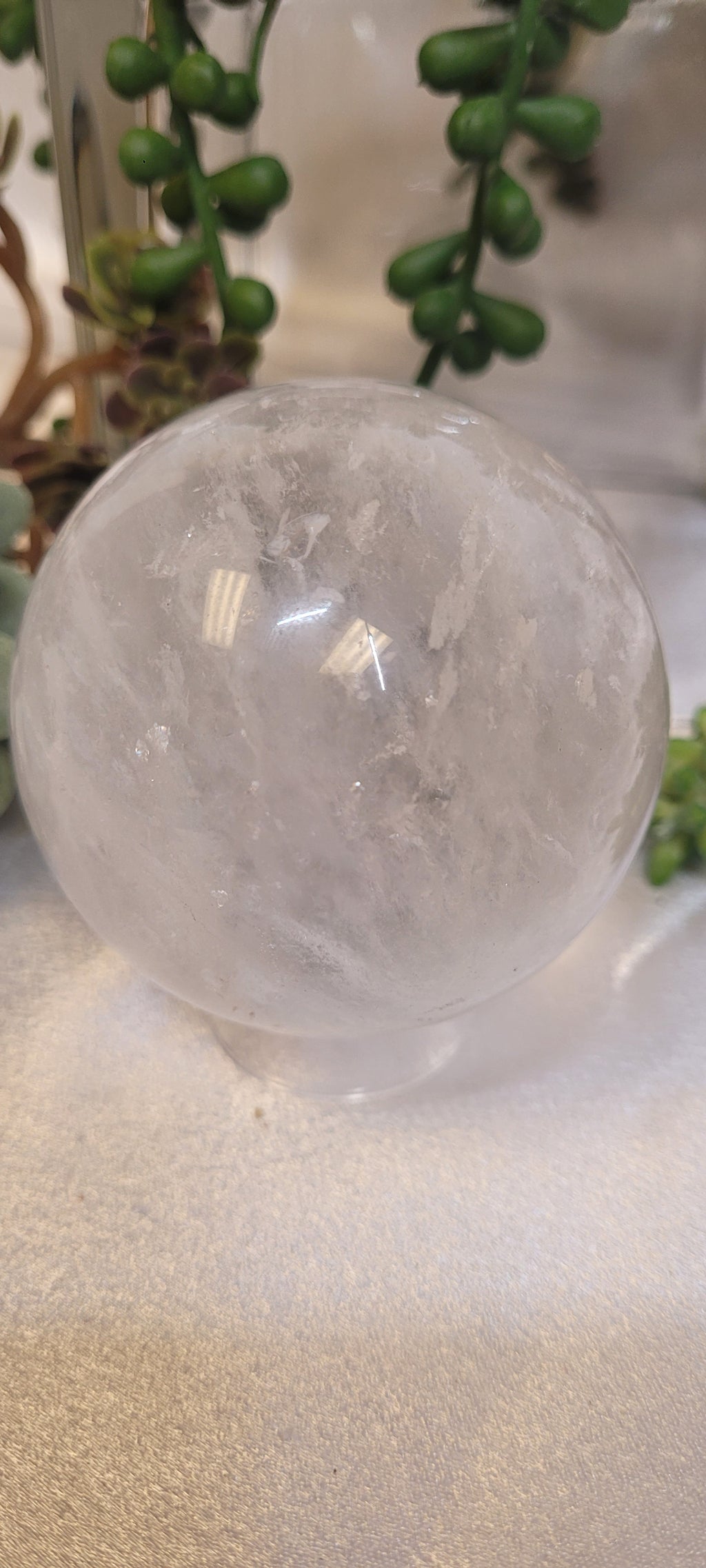 Quartz Sphere • 420g • 66.8mm Crystal Sphere