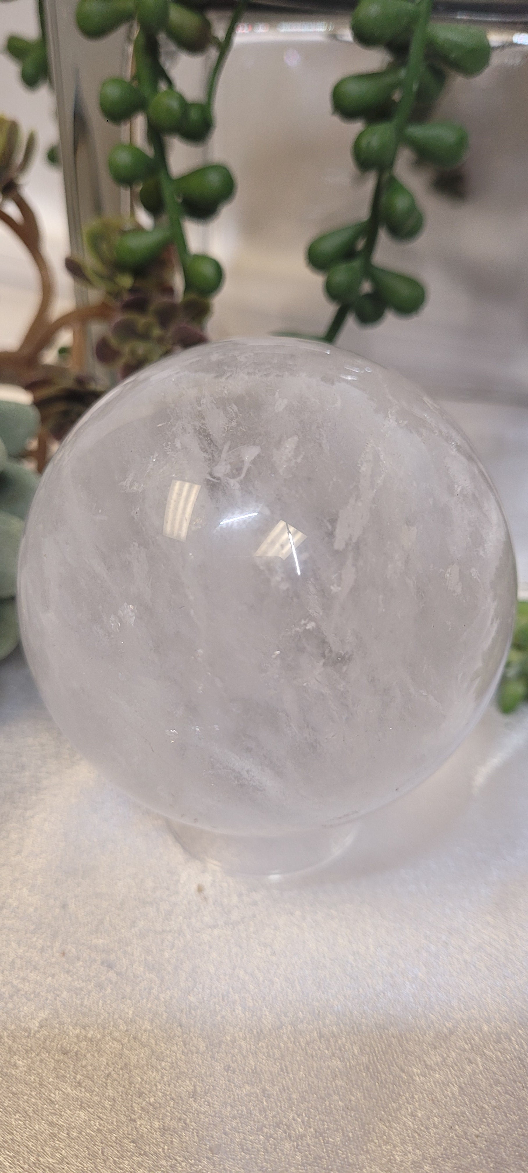 Quartz Sphere • 420g • 66.8mm Crystal Sphere