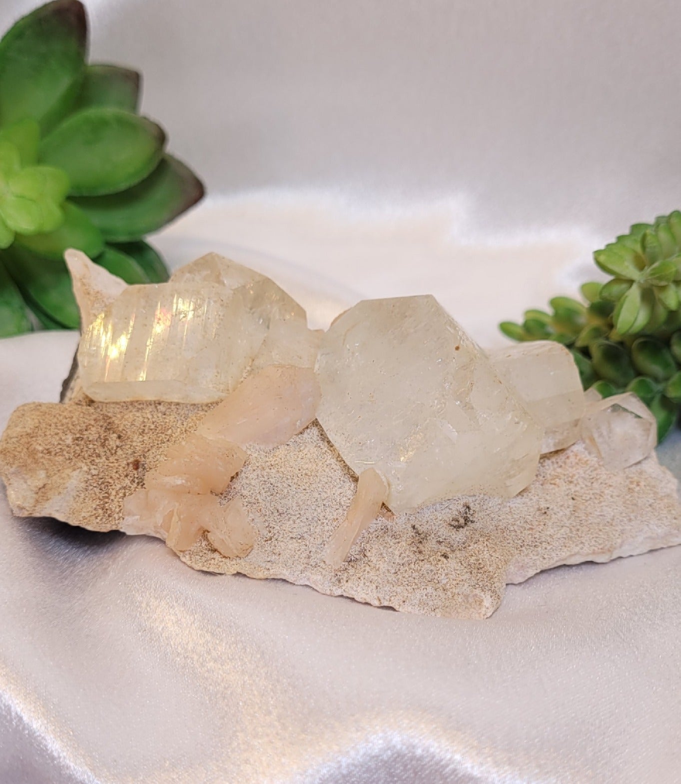 Apophyllite & Stilbite Specimen