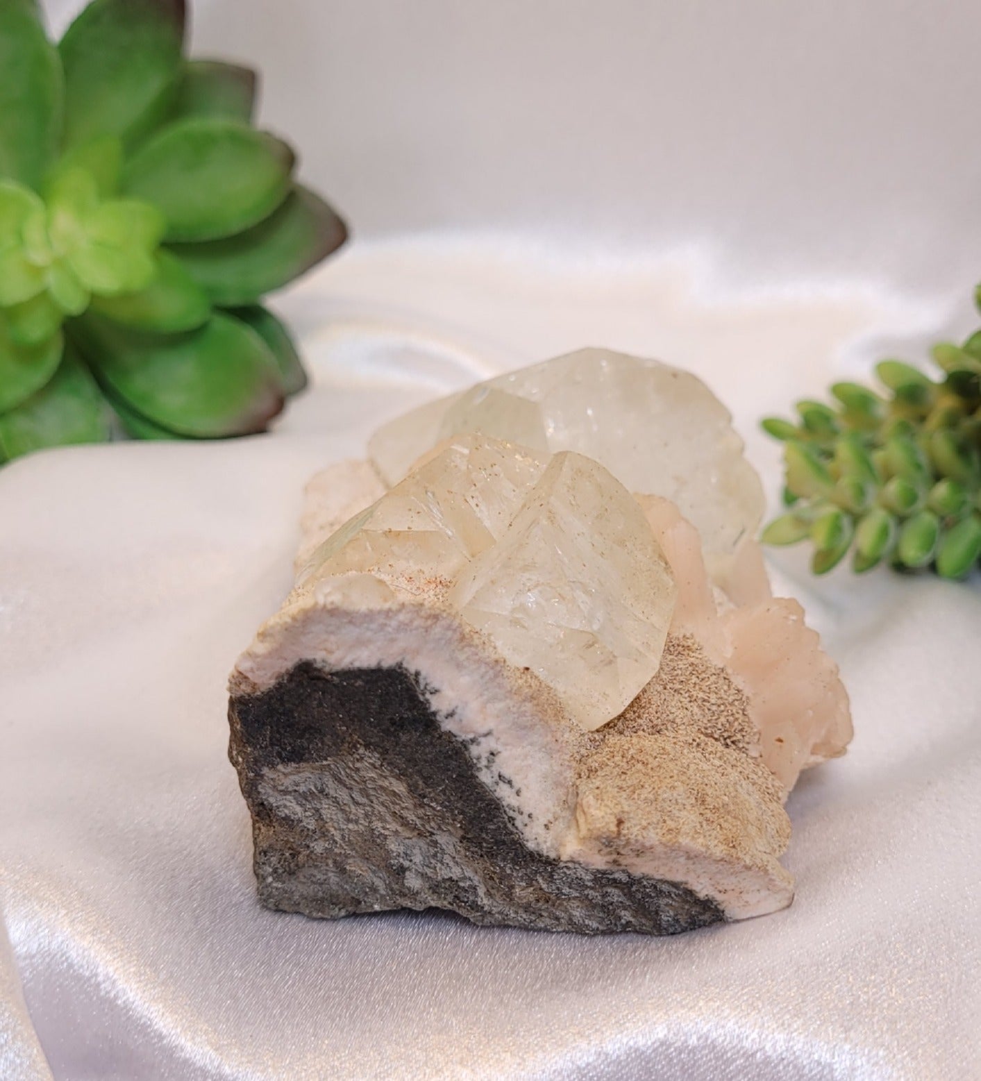 Apophyllite & Stilbite Specimen