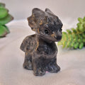 Larvikite Baby Dragon Carving