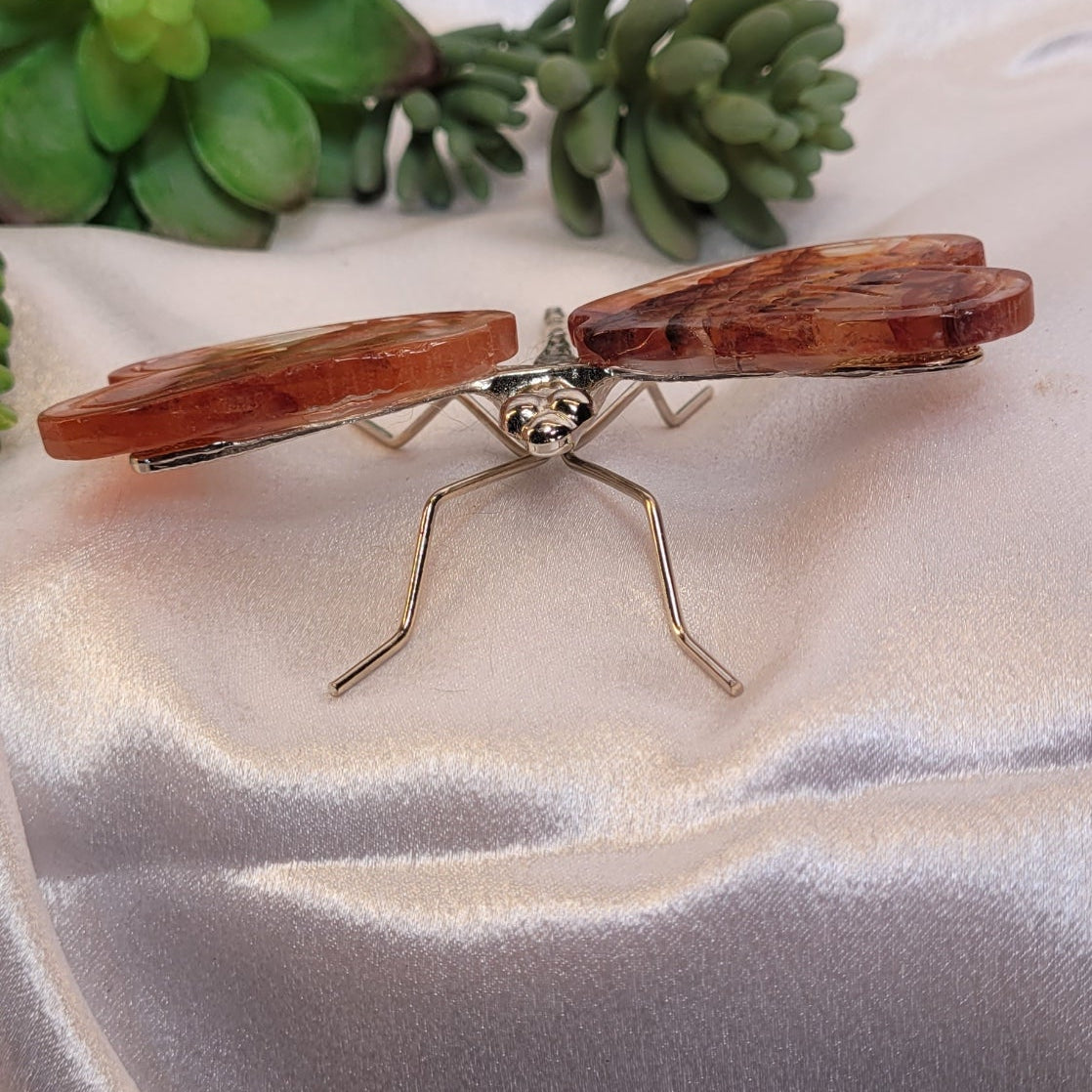 Fire Quartz Dragonfly