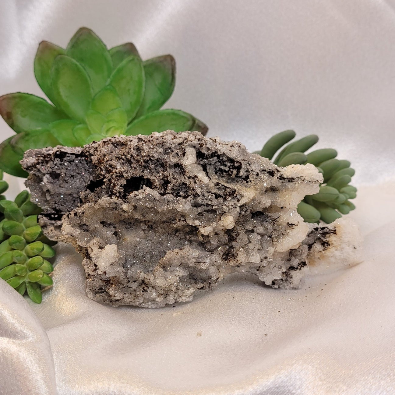 Cave Calcite Druzy Crystal Formation