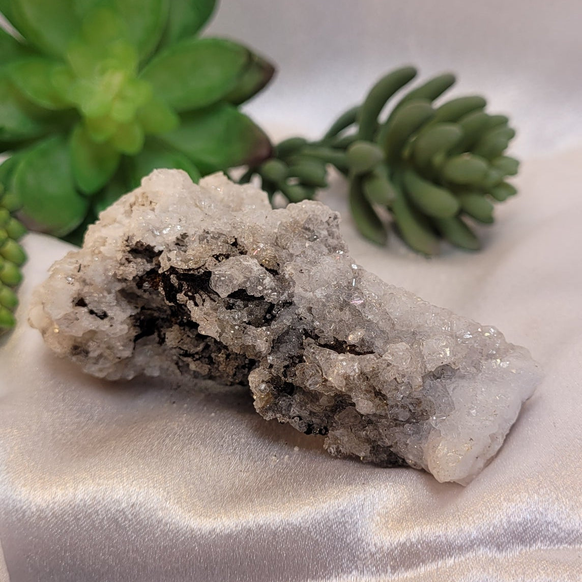 Cave Calcite Druzy Crystal Formation