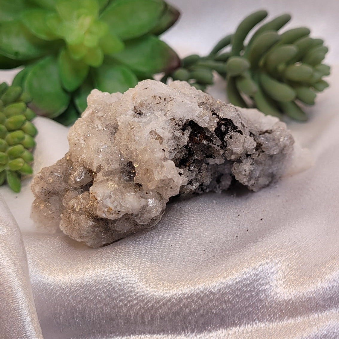 Cave Calcite Druzy Crystal Formation