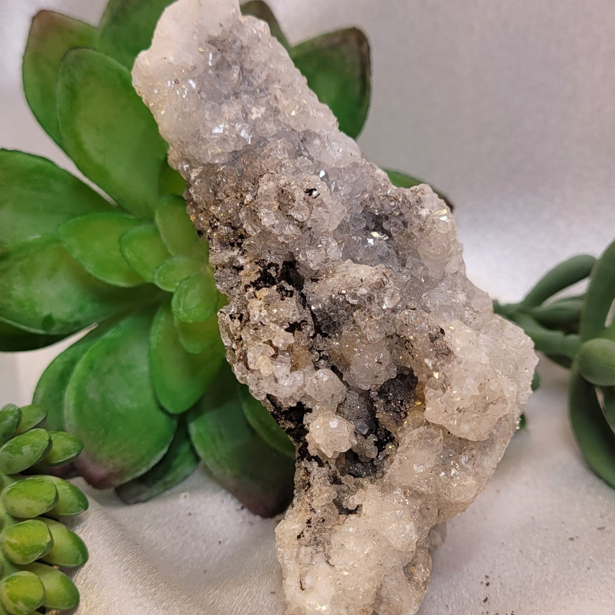 Cave Calcite Druzy Crystal Formation