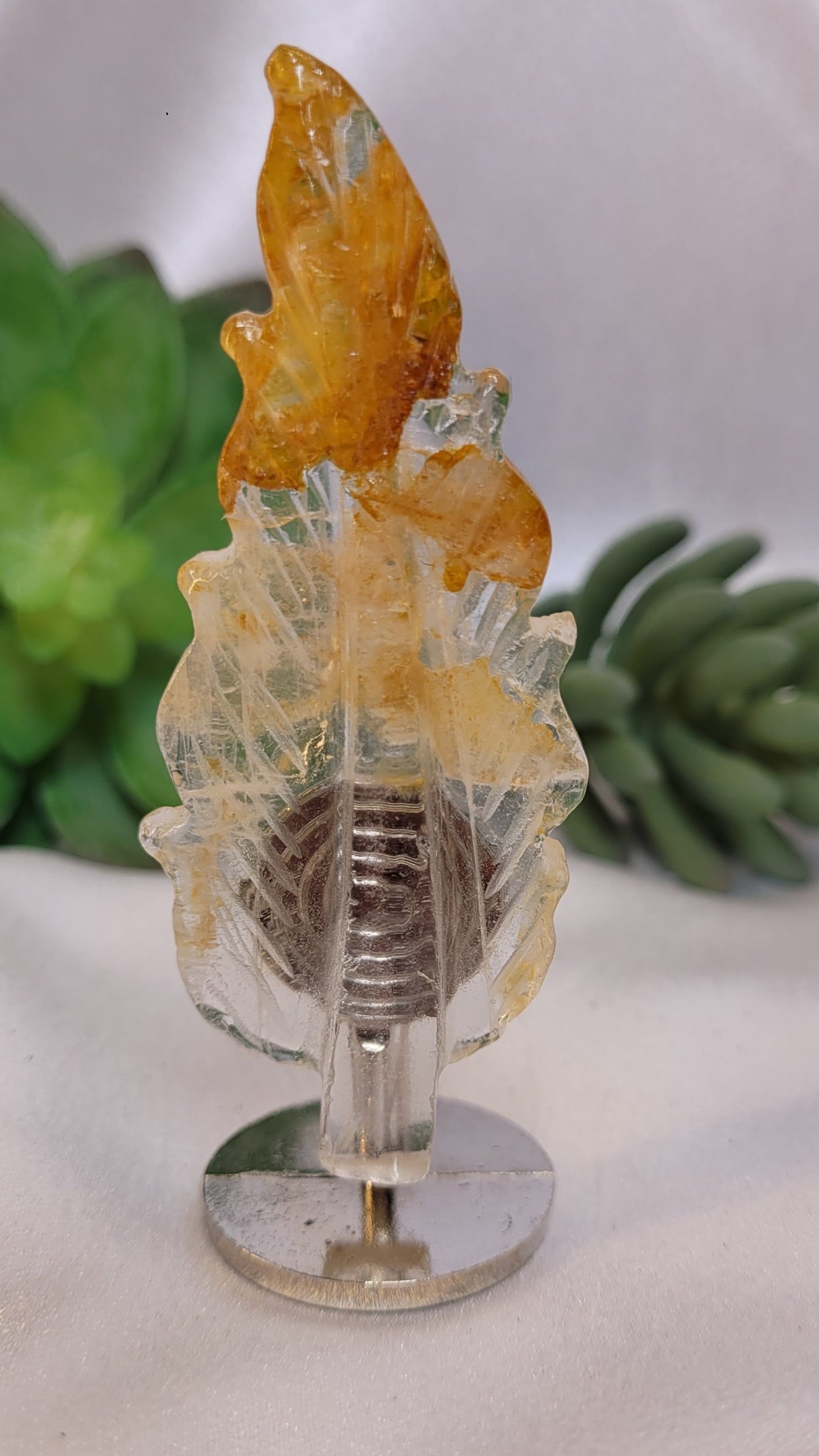 Crystal Feather Carvings ✨