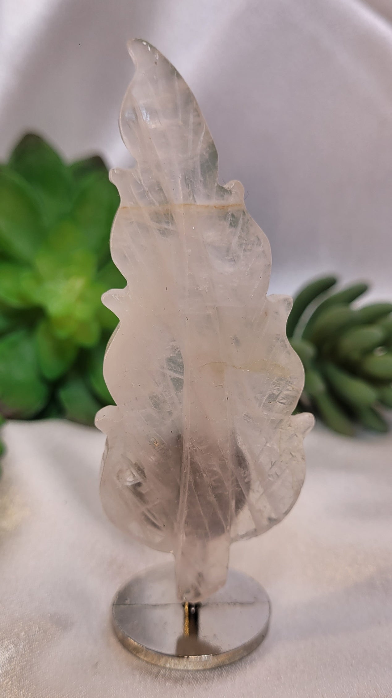 Crystal Feather Carvings ✨