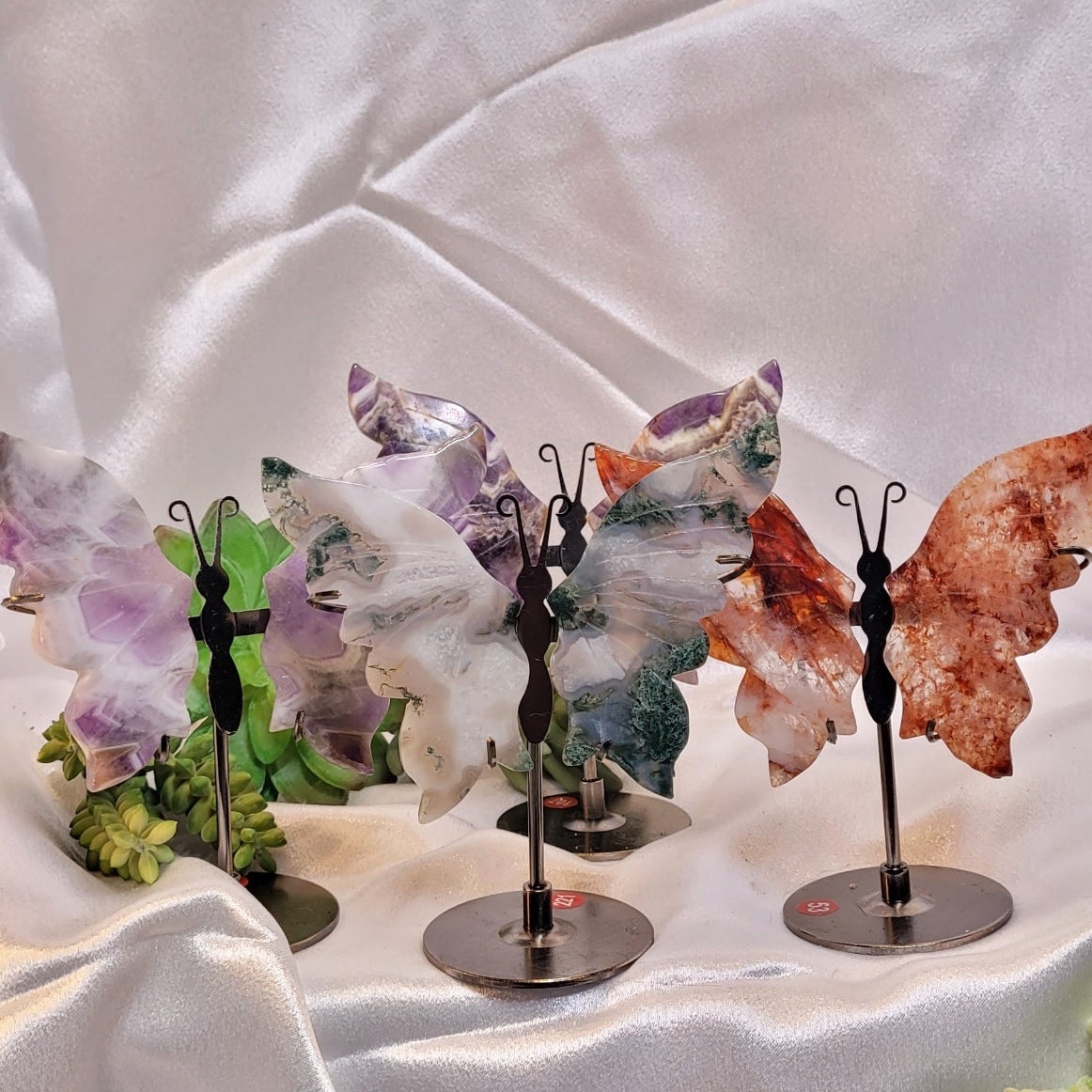 Crystal Butterfly Wings on Stand