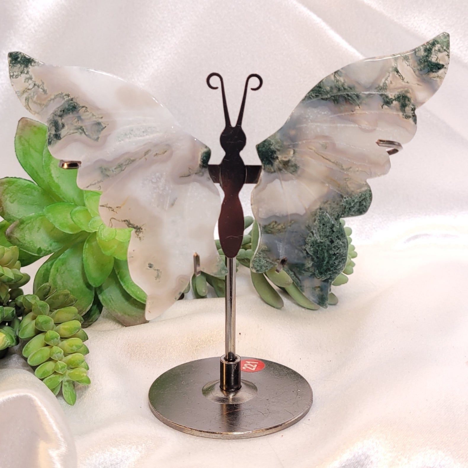 Crystal Butterfly Wings on Stand