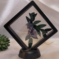 Grape Agate Botanical Curio Frame