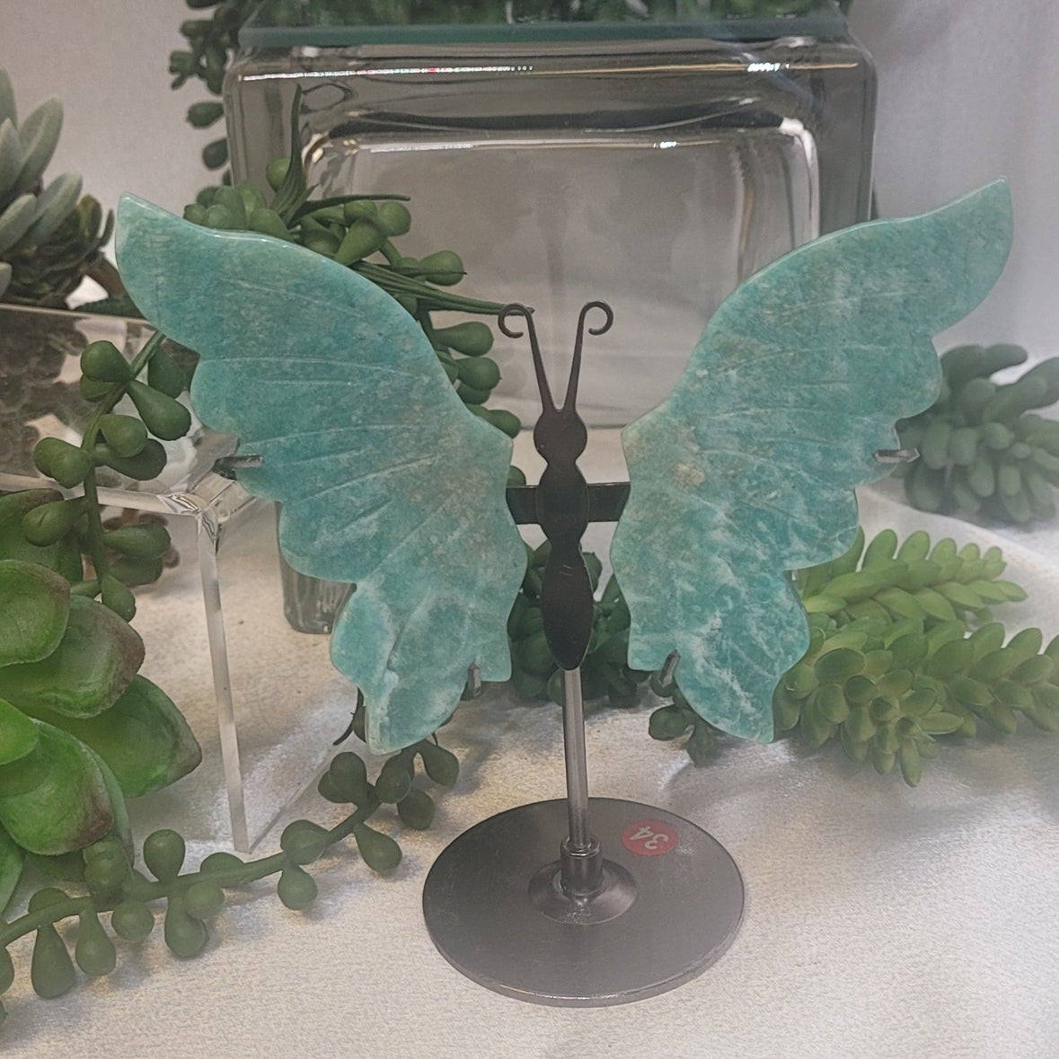 Crystal Butterfly Wings on Stand