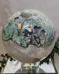 Moss Agate Sphere Collector Grade  | 116 mm | 2,148 g