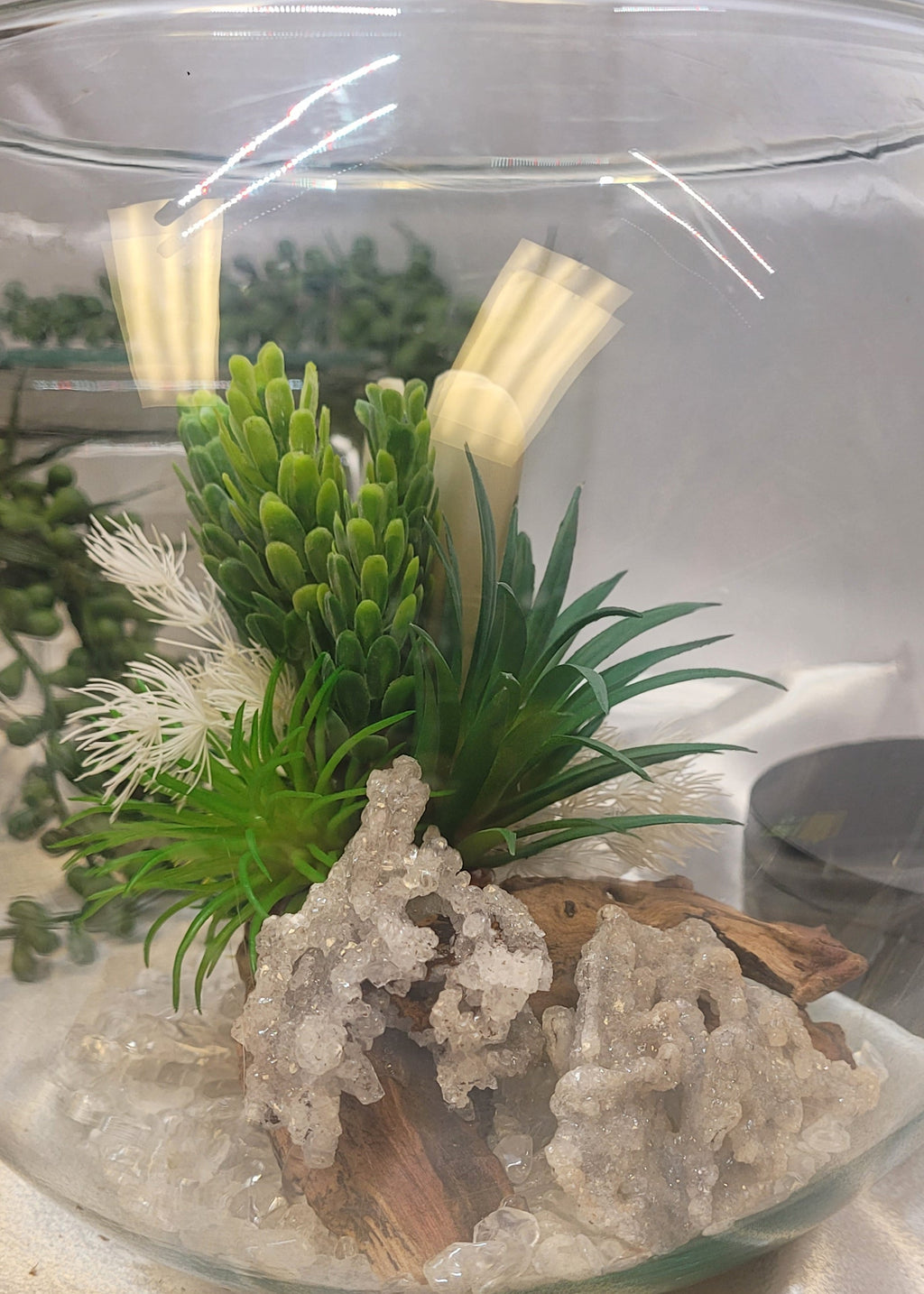 Aventurine Angel Crystal Terrarium