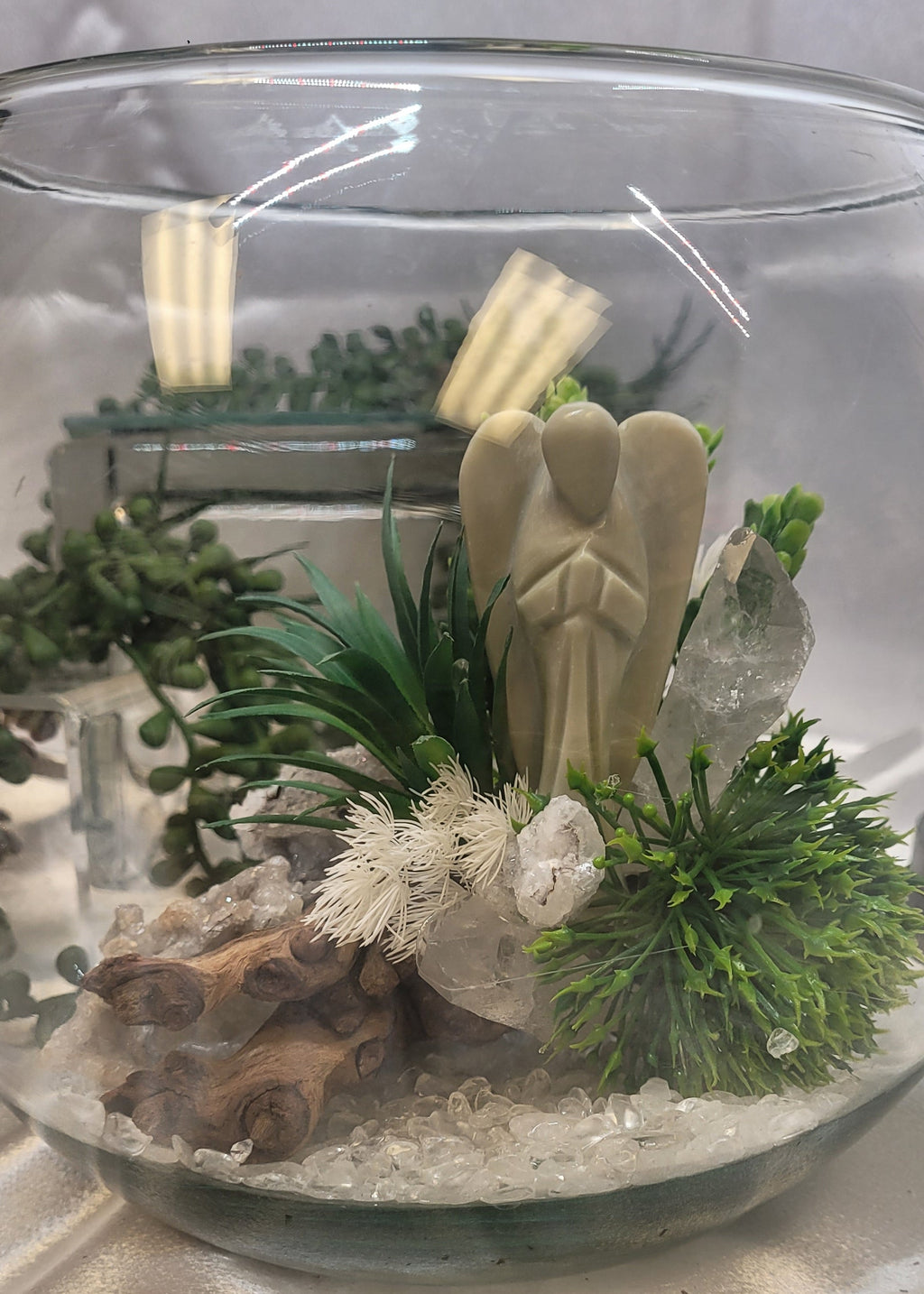 Aventurine Angel Crystal Terrarium