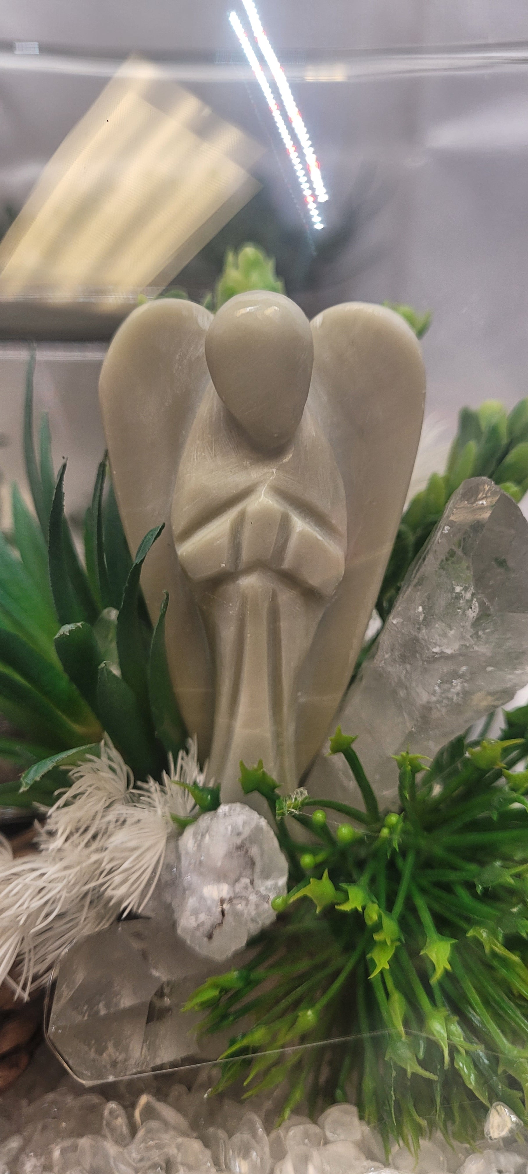 Aventurine Angel Crystal Terrarium