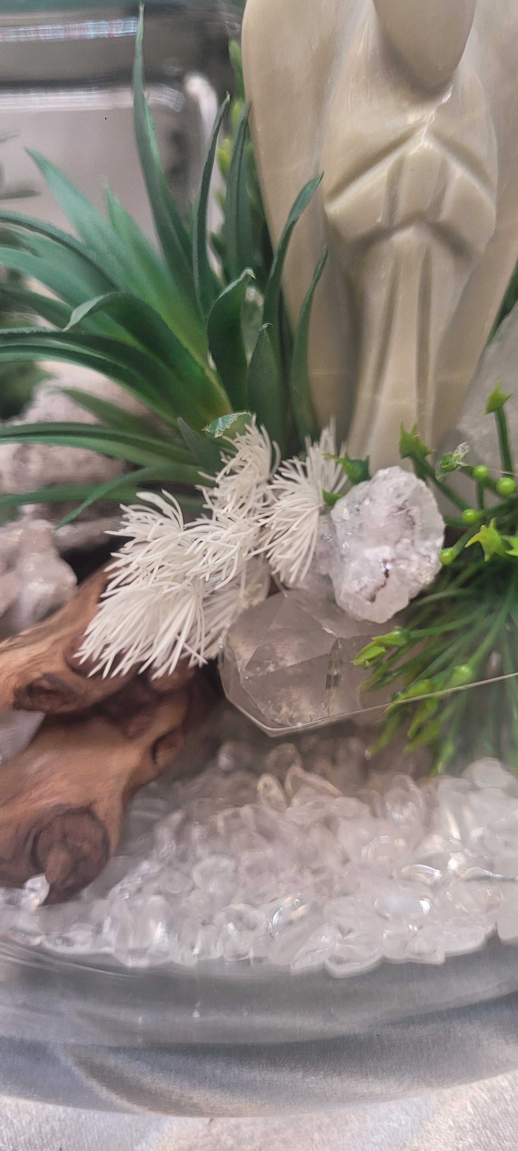Aventurine Angel Crystal Terrarium