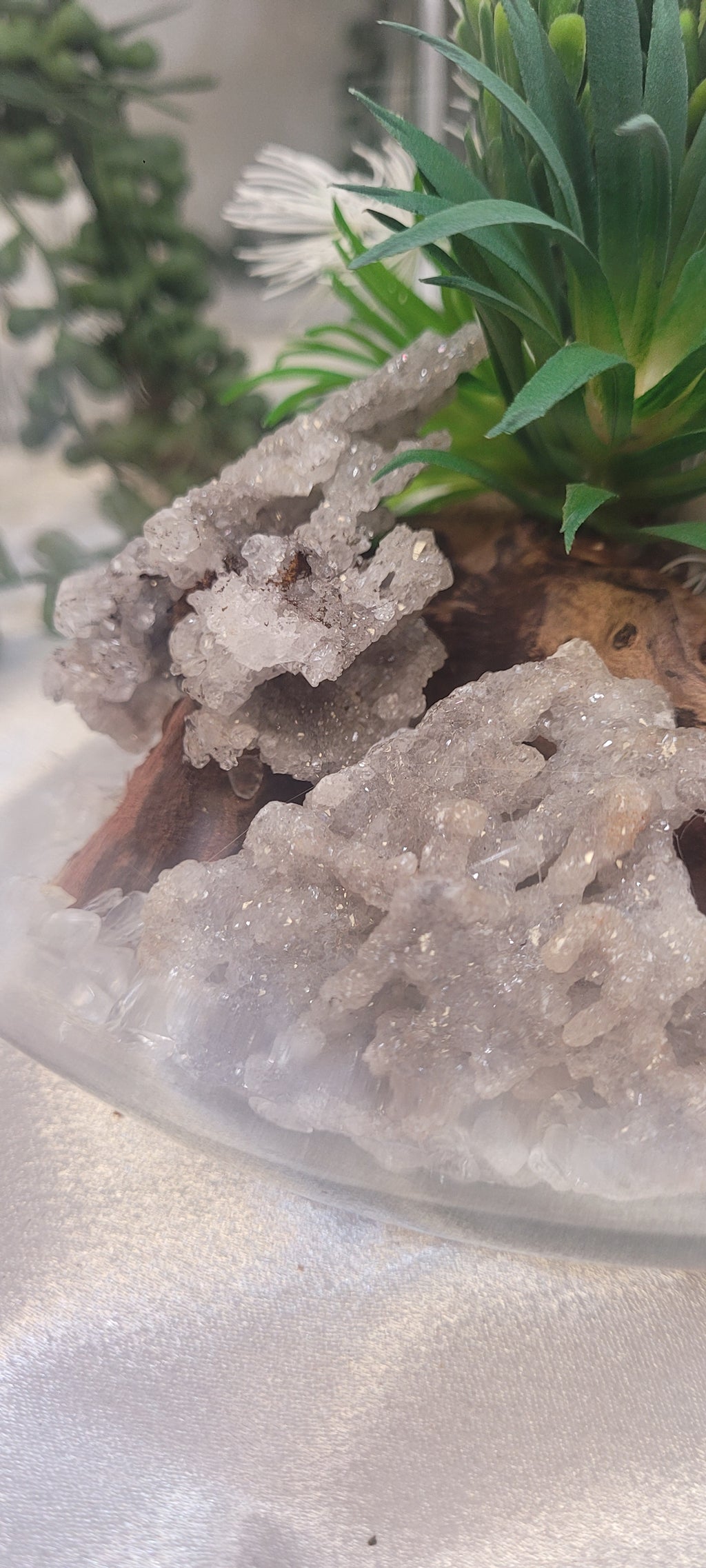 Aventurine Angel Crystal Terrarium
