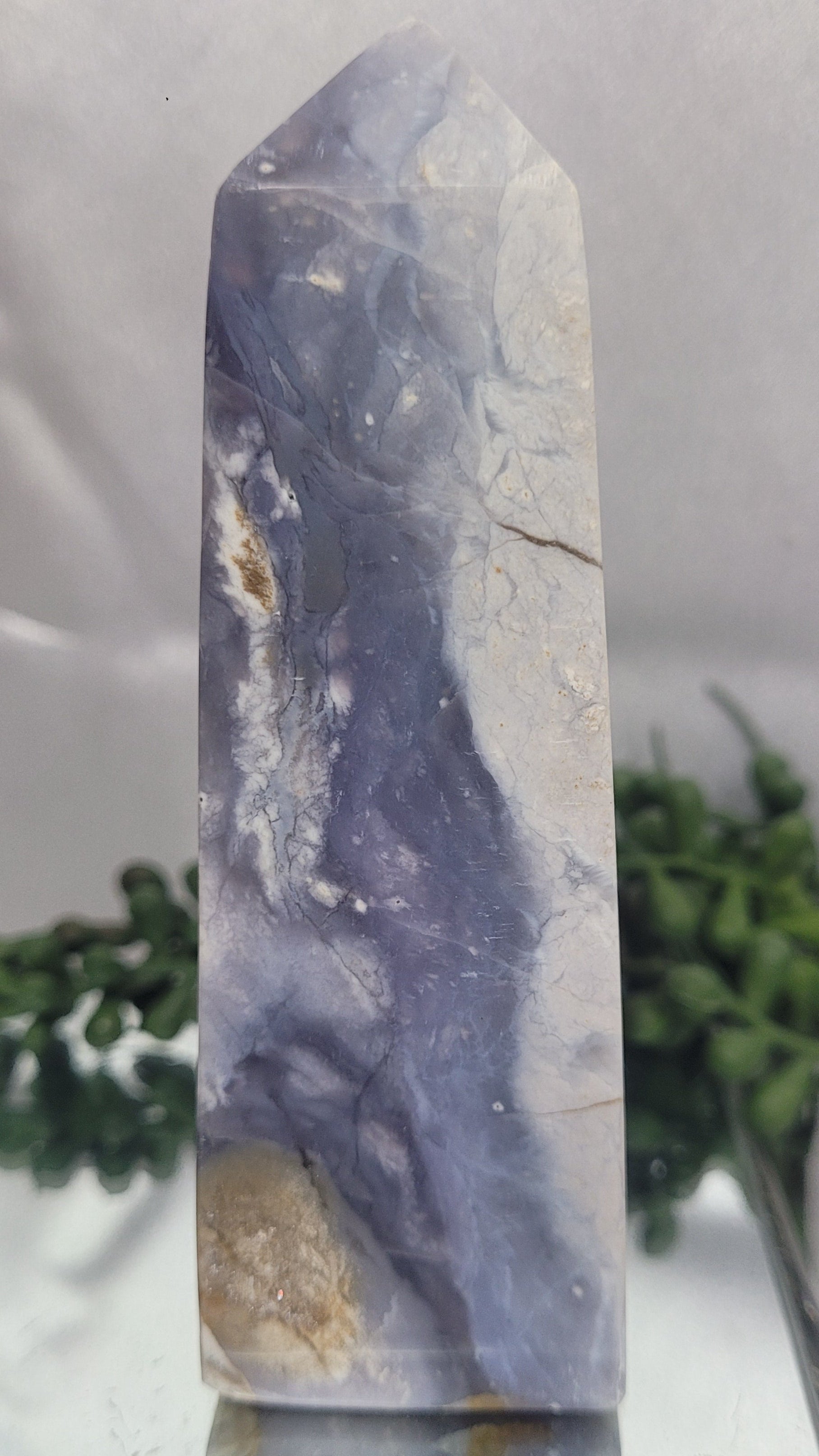 Purple Chalcedony Tower