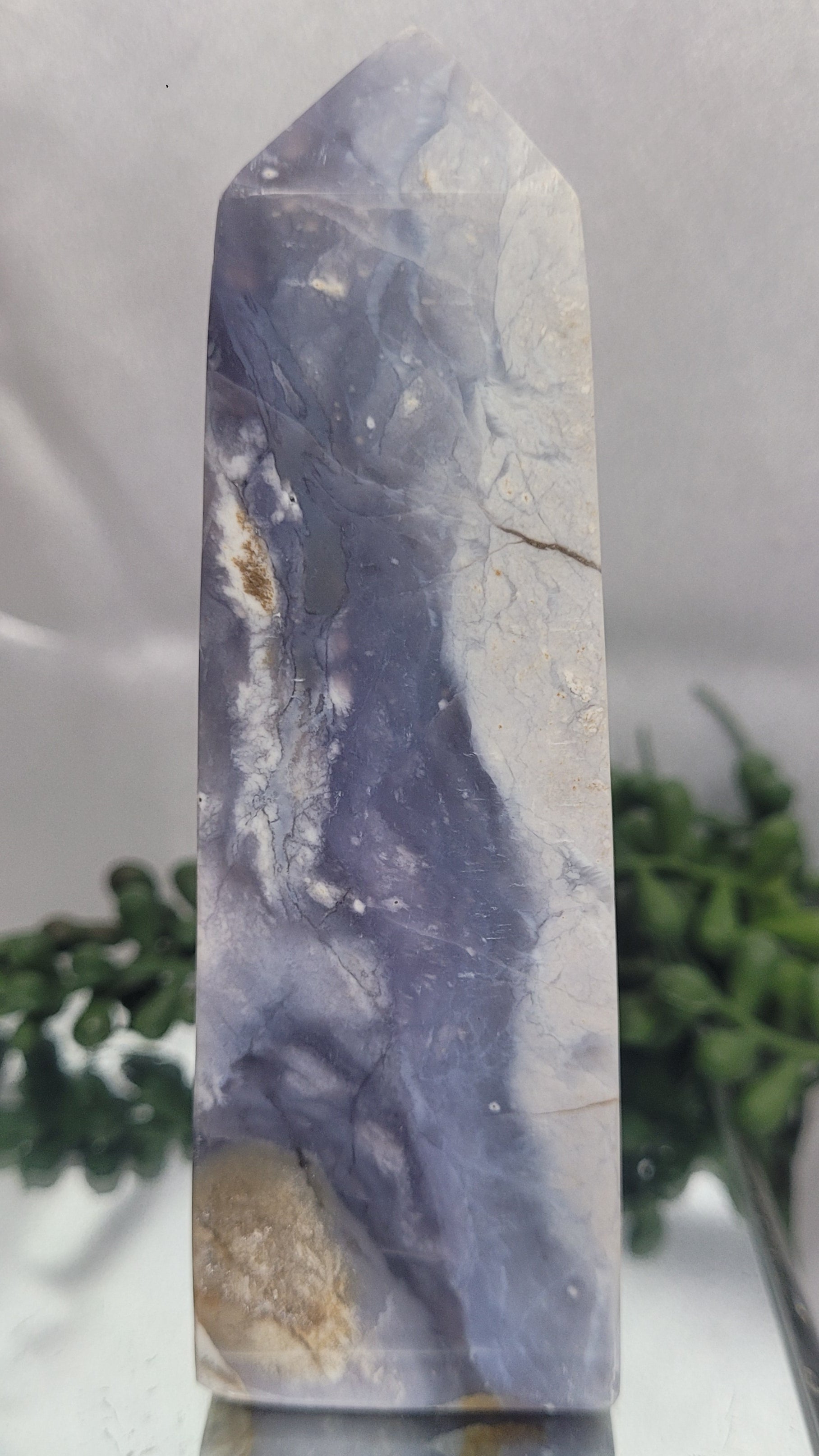 Purple Chalcedony Tower