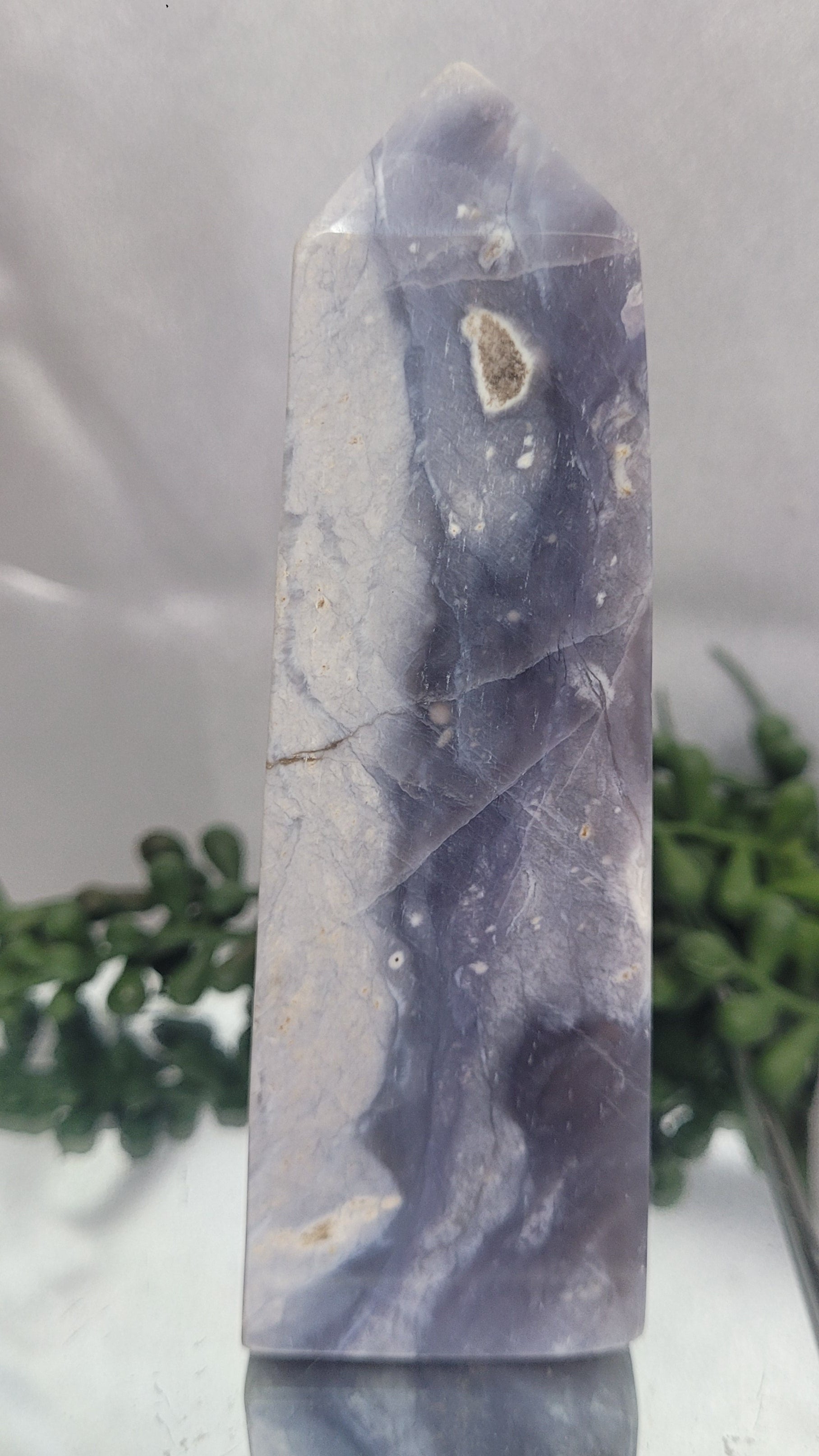 Purple Chalcedony Tower