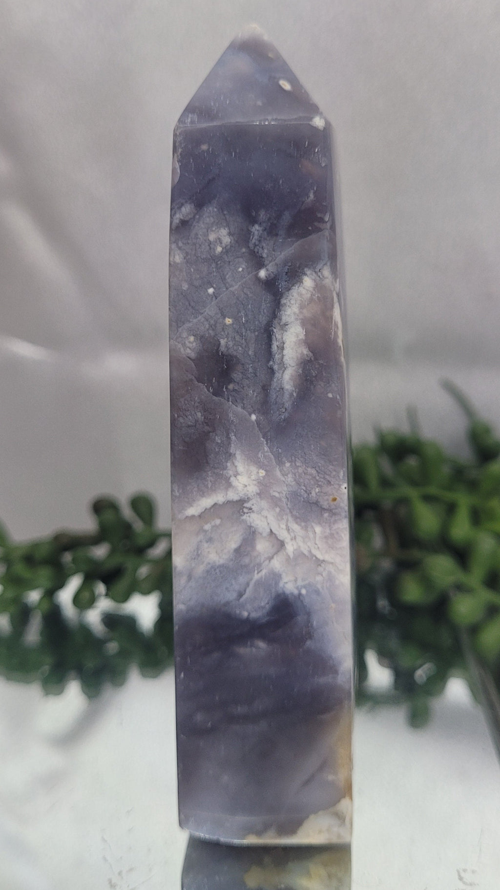 Purple Chalcedony Tower