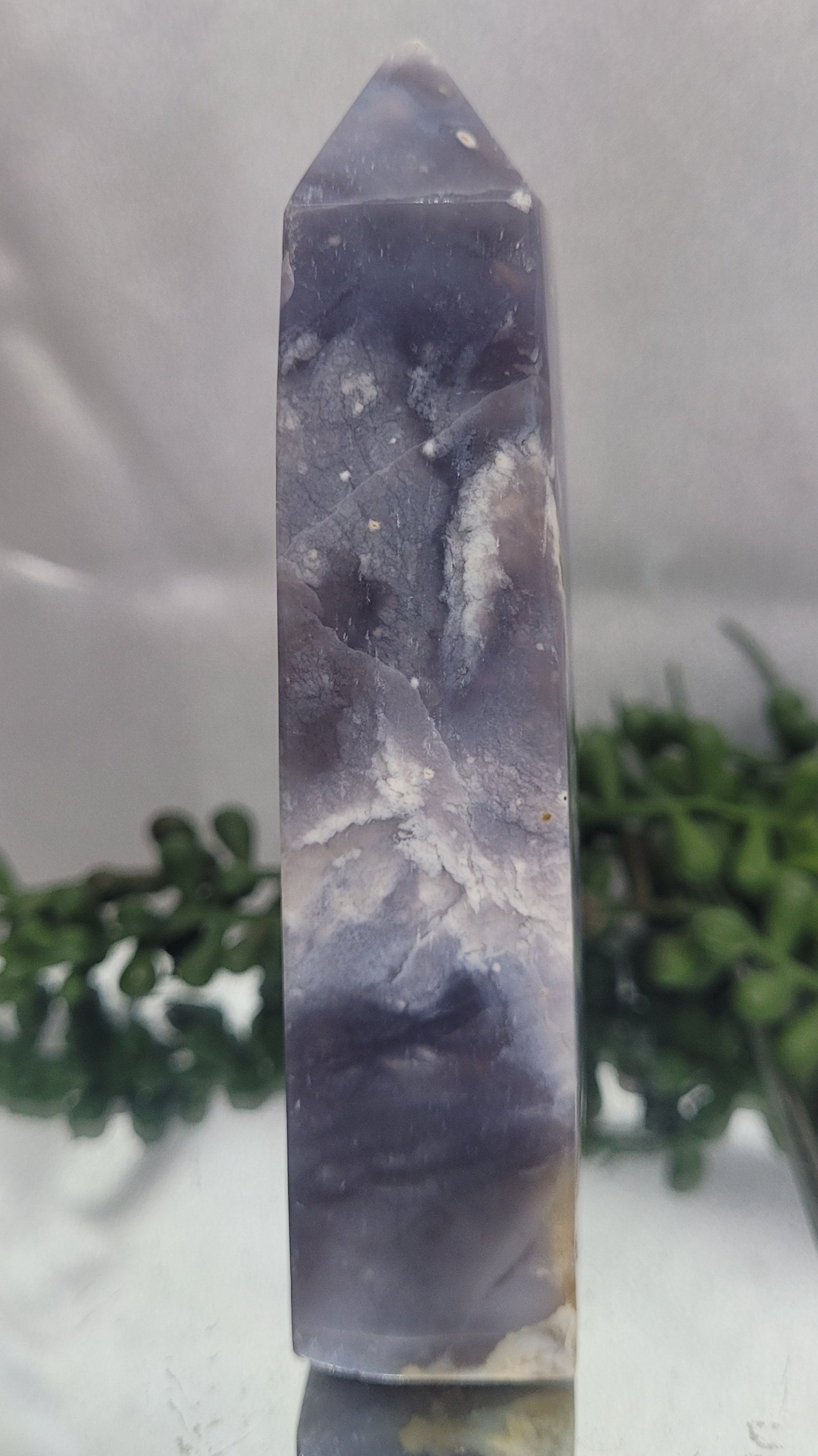 Purple Chalcedony Tower